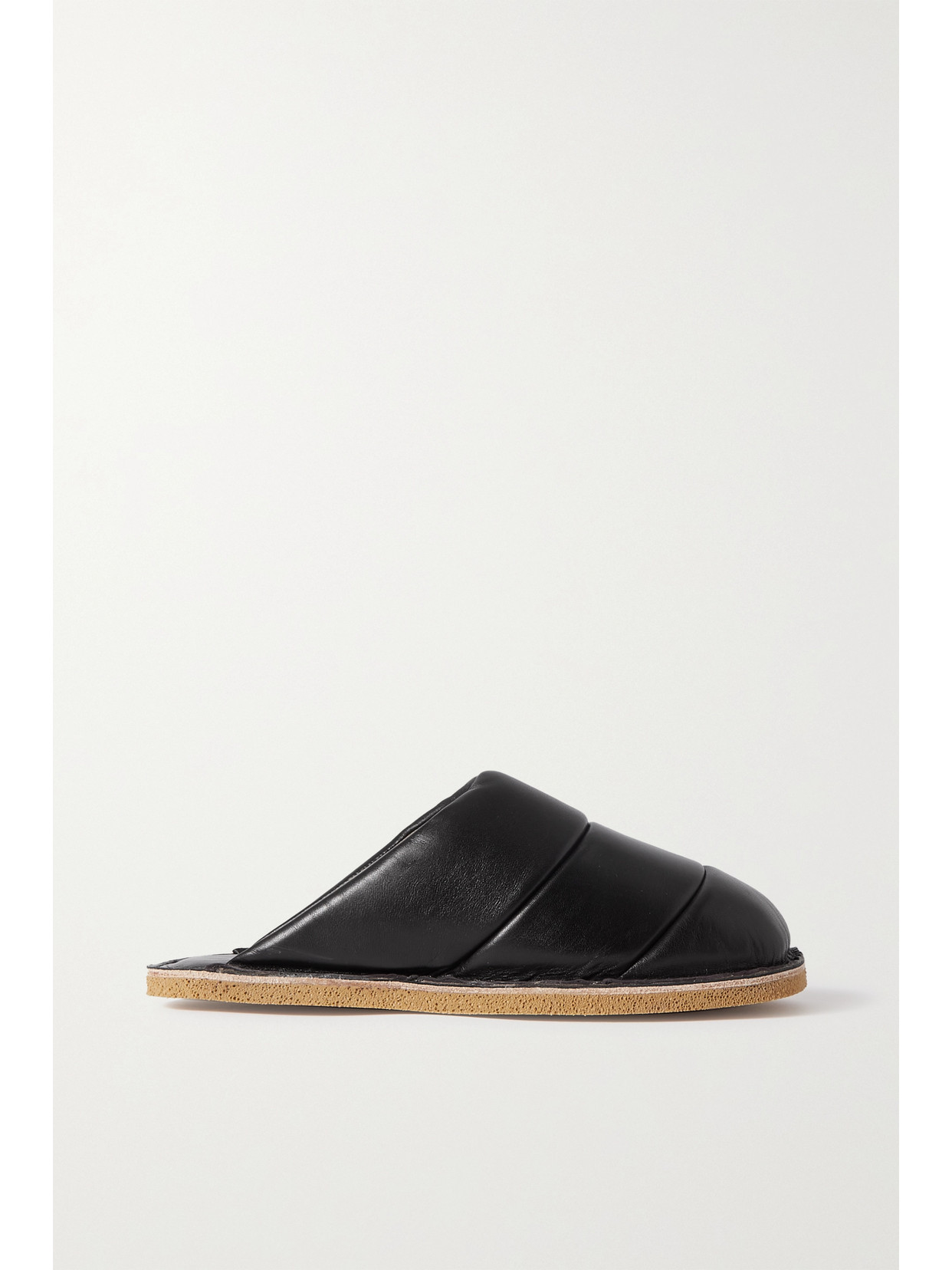 Dries Van Noten Quilted Leather Slippers In Black | ModeSens