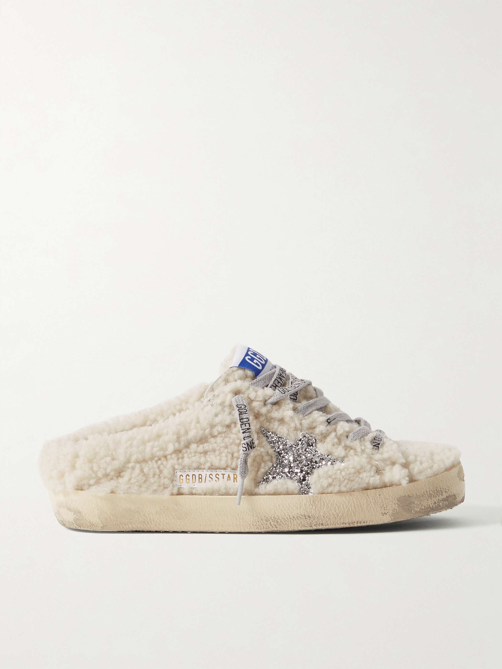 Shearling slip on sneakers outlet