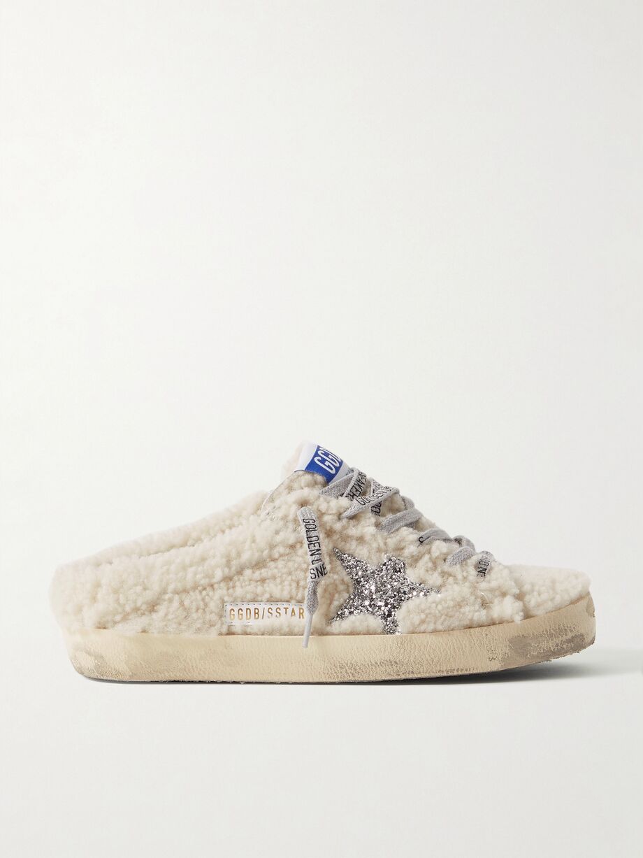 Golden goose sabot shearling slip on Clearance