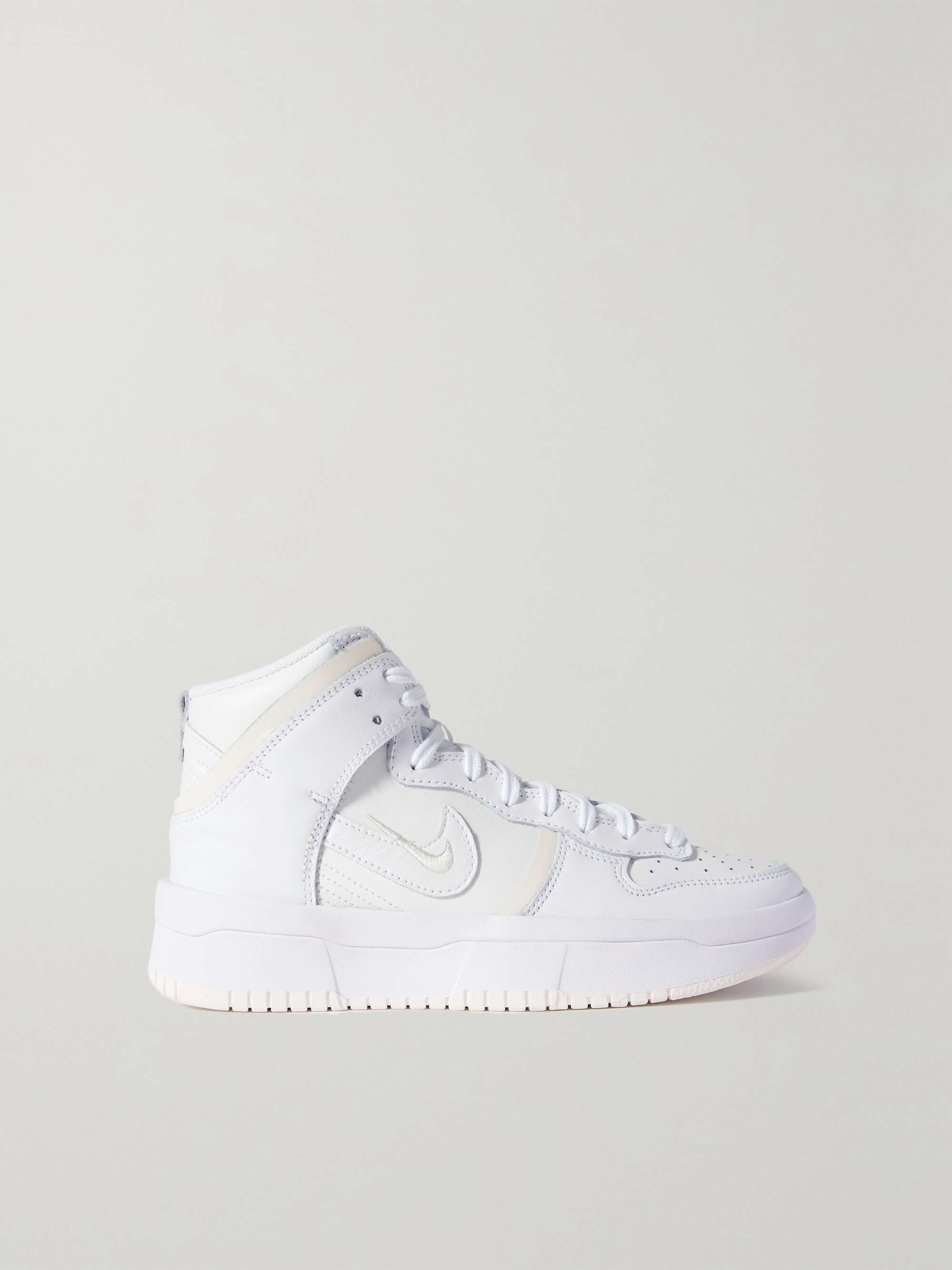 Onderzoek het Kakadu Continent NIKE Dunk Hi Rebel leather high-top sneakers | NET-A-PORTER