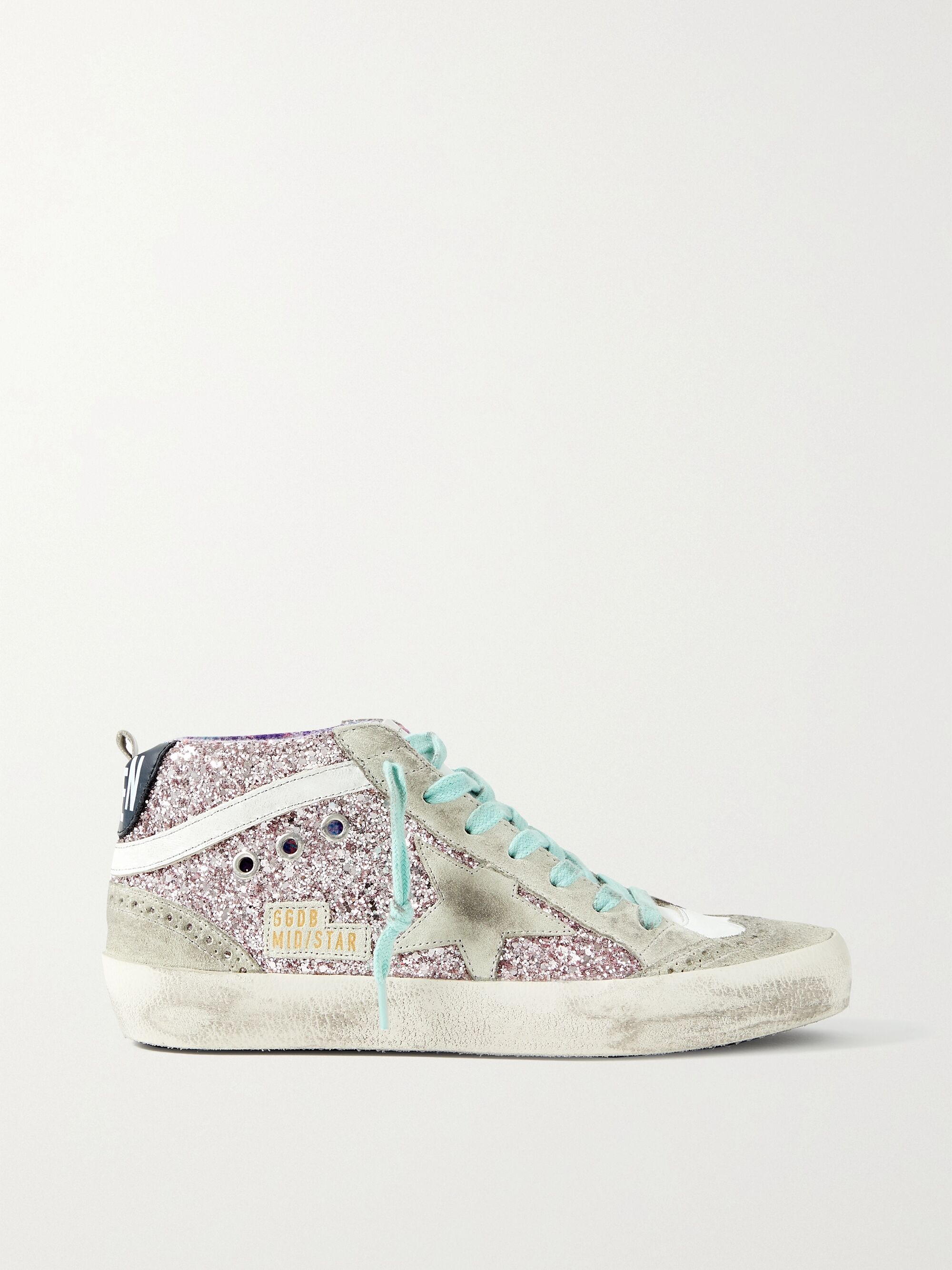 Golden goose pink glitter sneakers Clearance