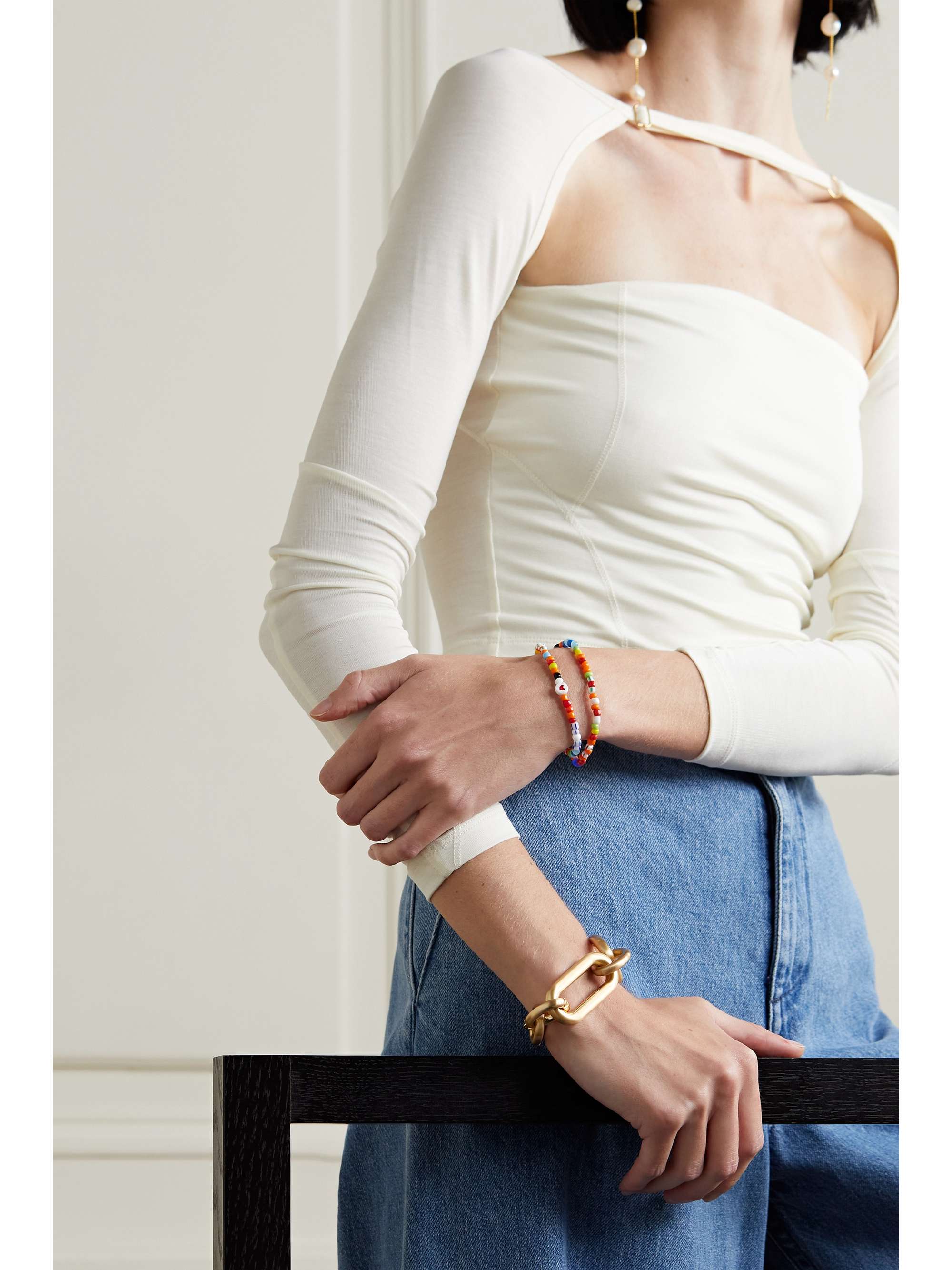 CULT GAIA Reyes gold-tone bracelet
