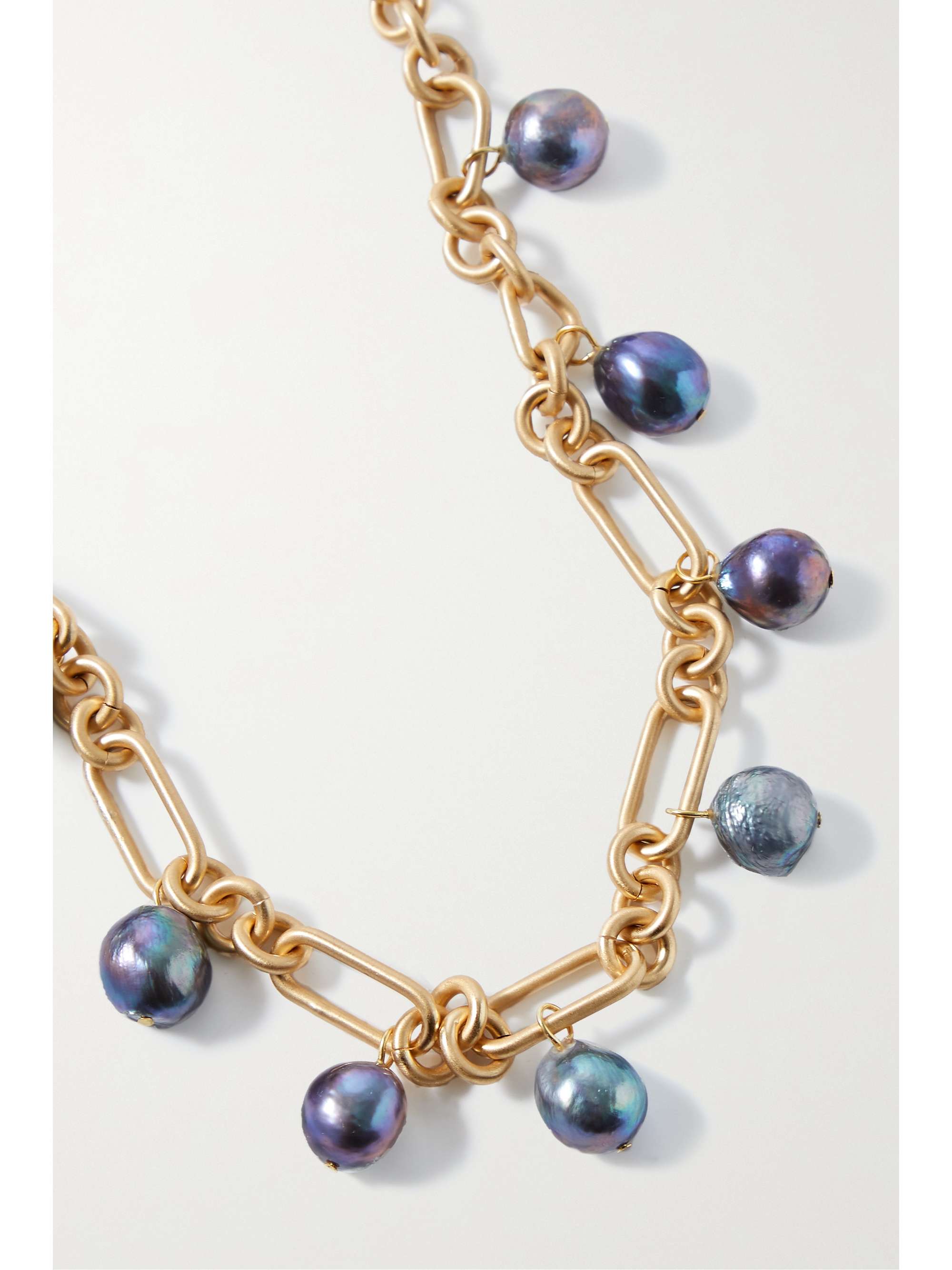 CULT GAIA Anna gold-tone pearl necklace