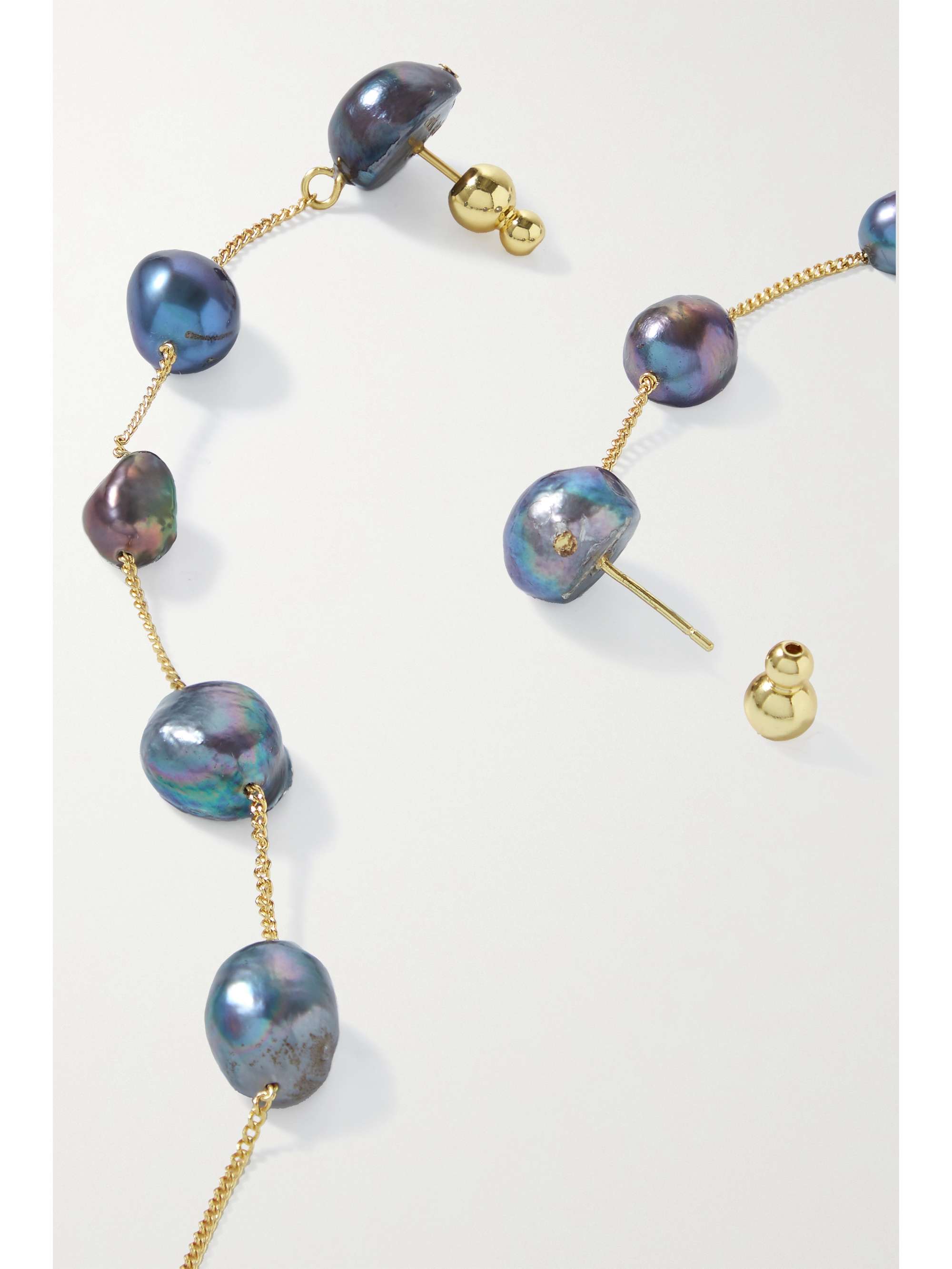 CULT GAIA Atum gold-tone pearl earrings