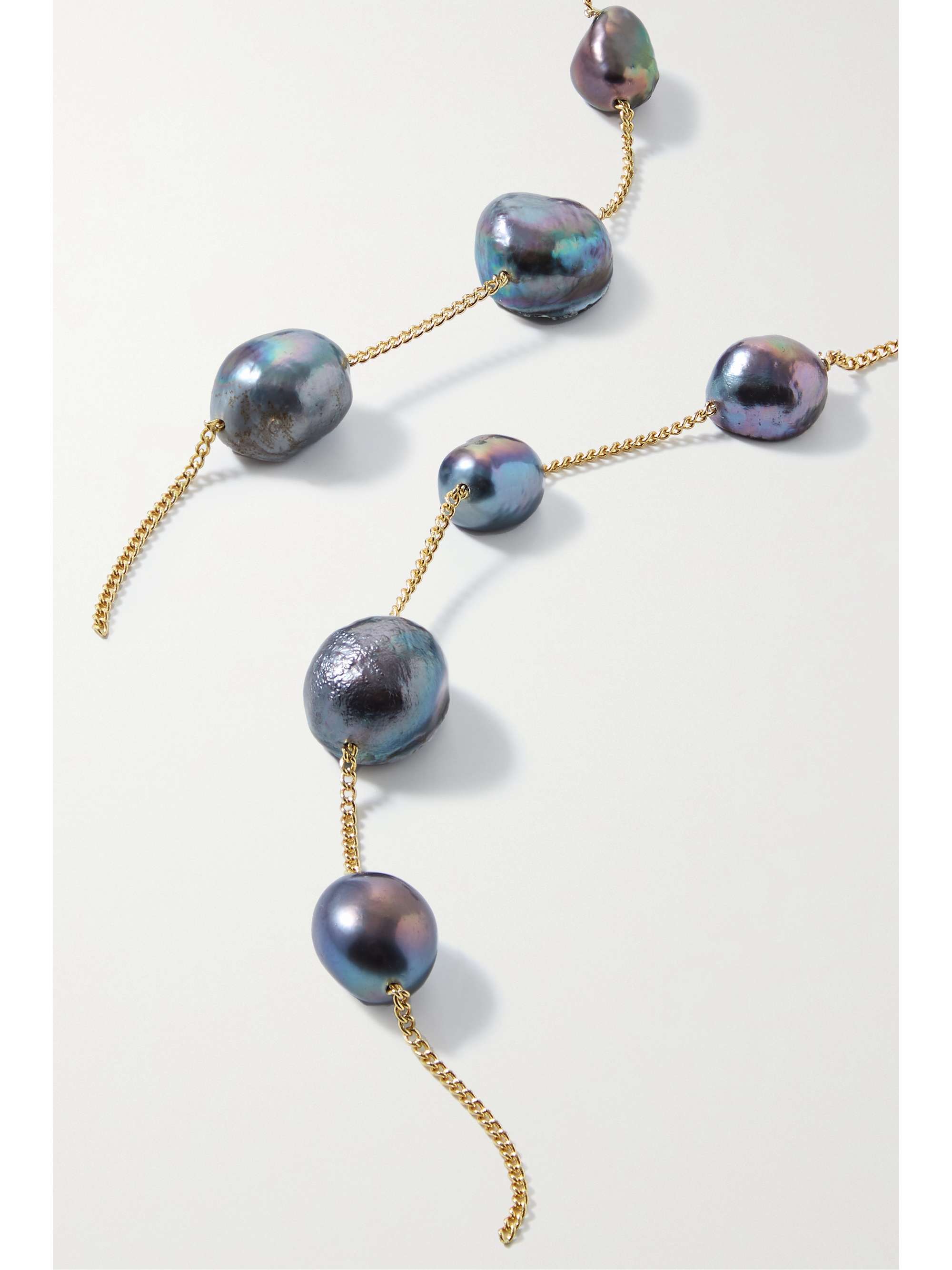 CULT GAIA Atum gold-tone pearl earrings