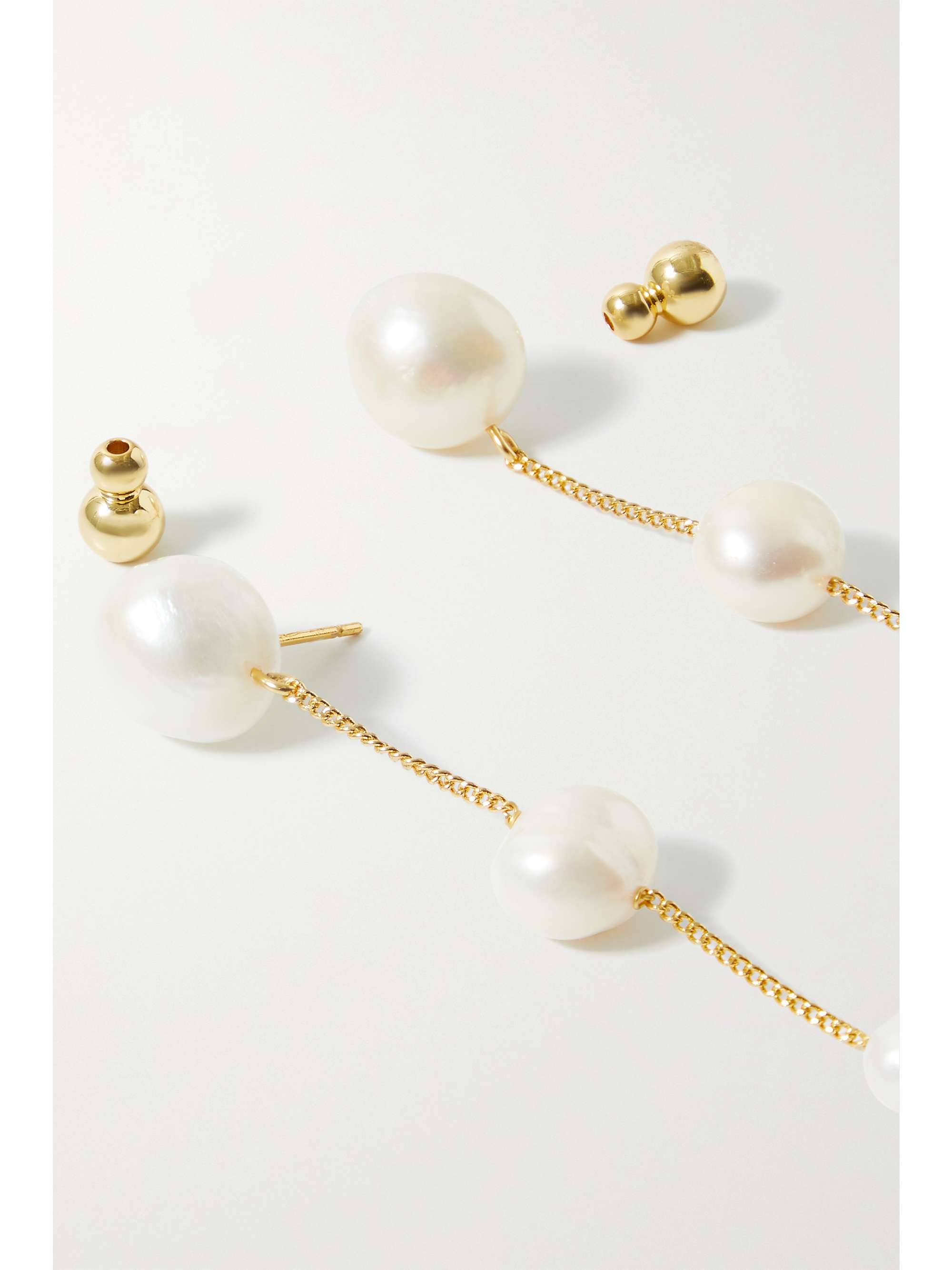 CULT GAIA Atum gold-tone pearl earrings