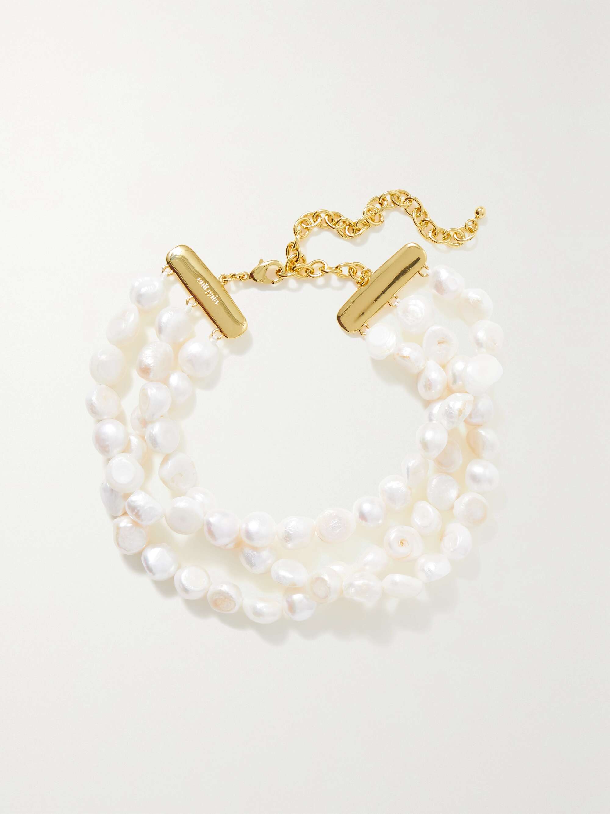 Ivory Nora gold-tone pearl choker | CULT GAIA | NET-A-PORTER