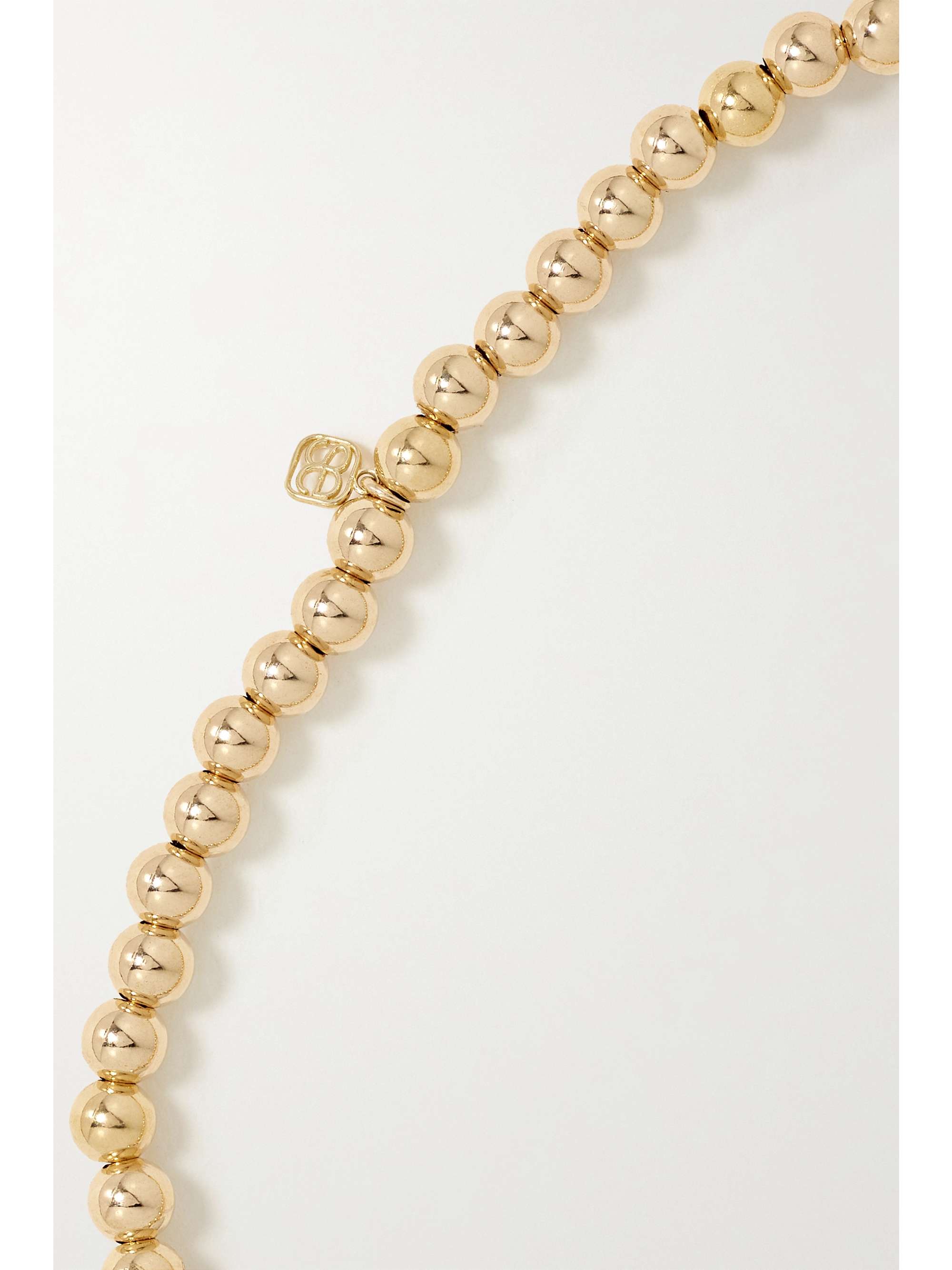 SYDNEY EVAN Lucky 7 14-karat gold diamond bracelet