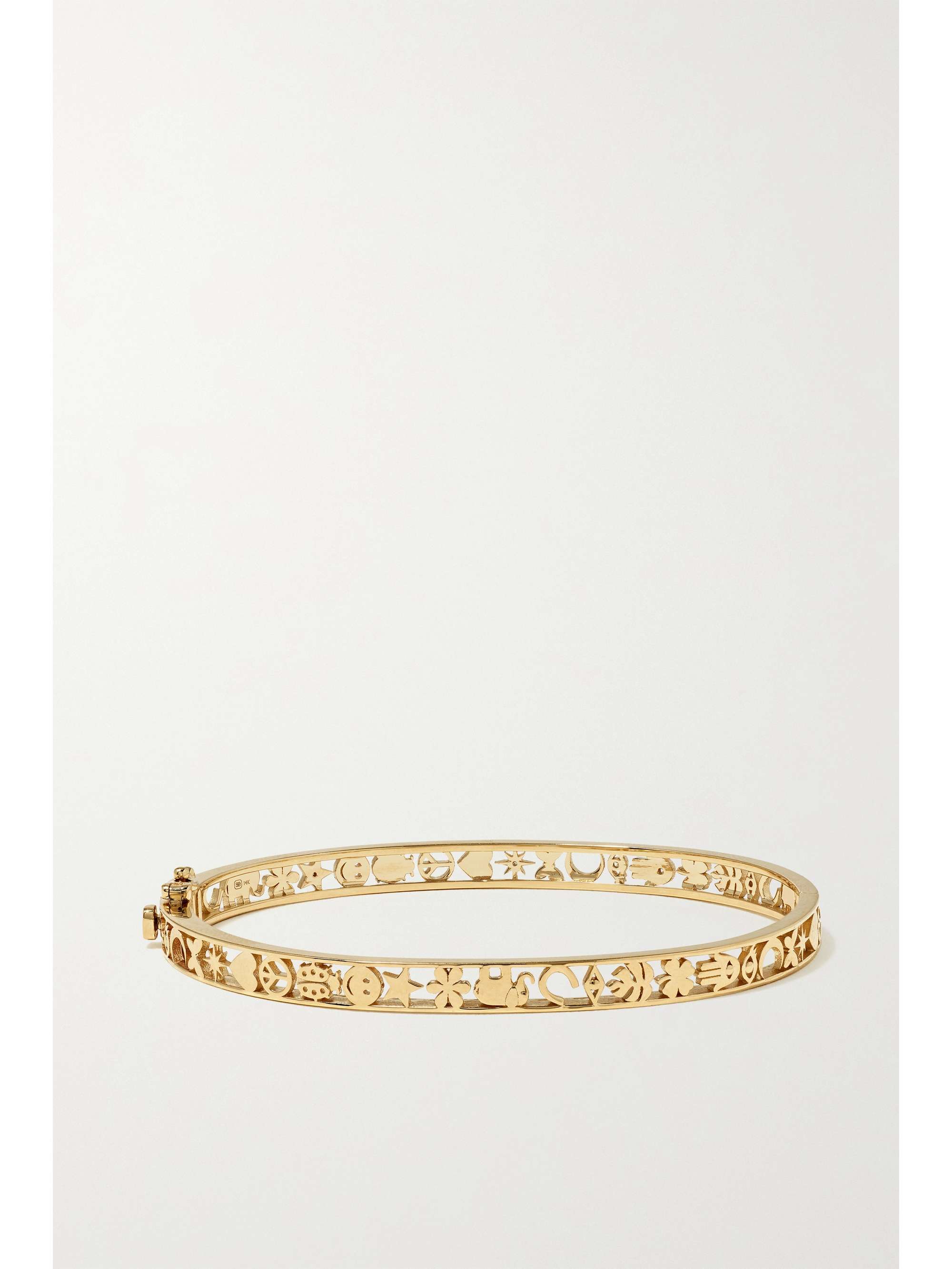SYDNEY EVAN Icon 14-karat gold diamond bangle