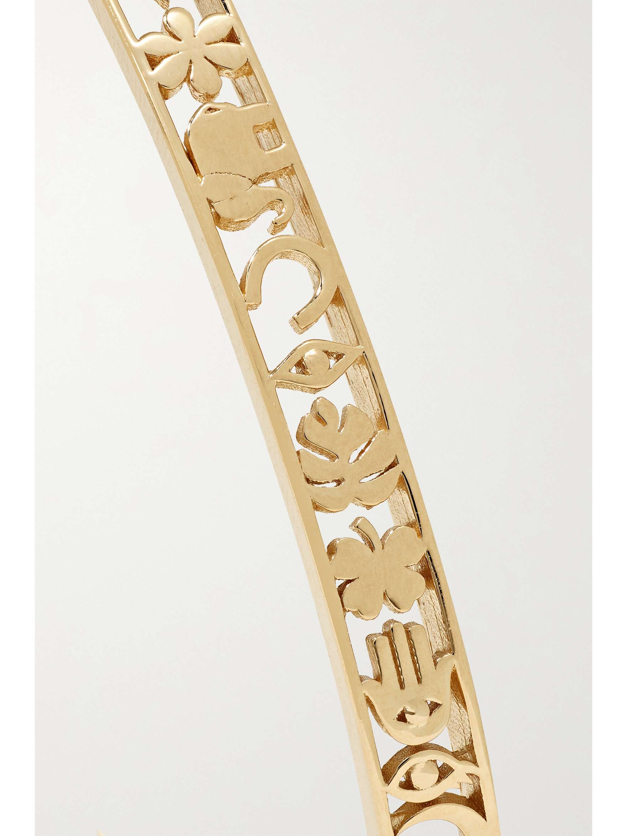 SYDNEY EVAN Icon 14-karat gold diamond bangle