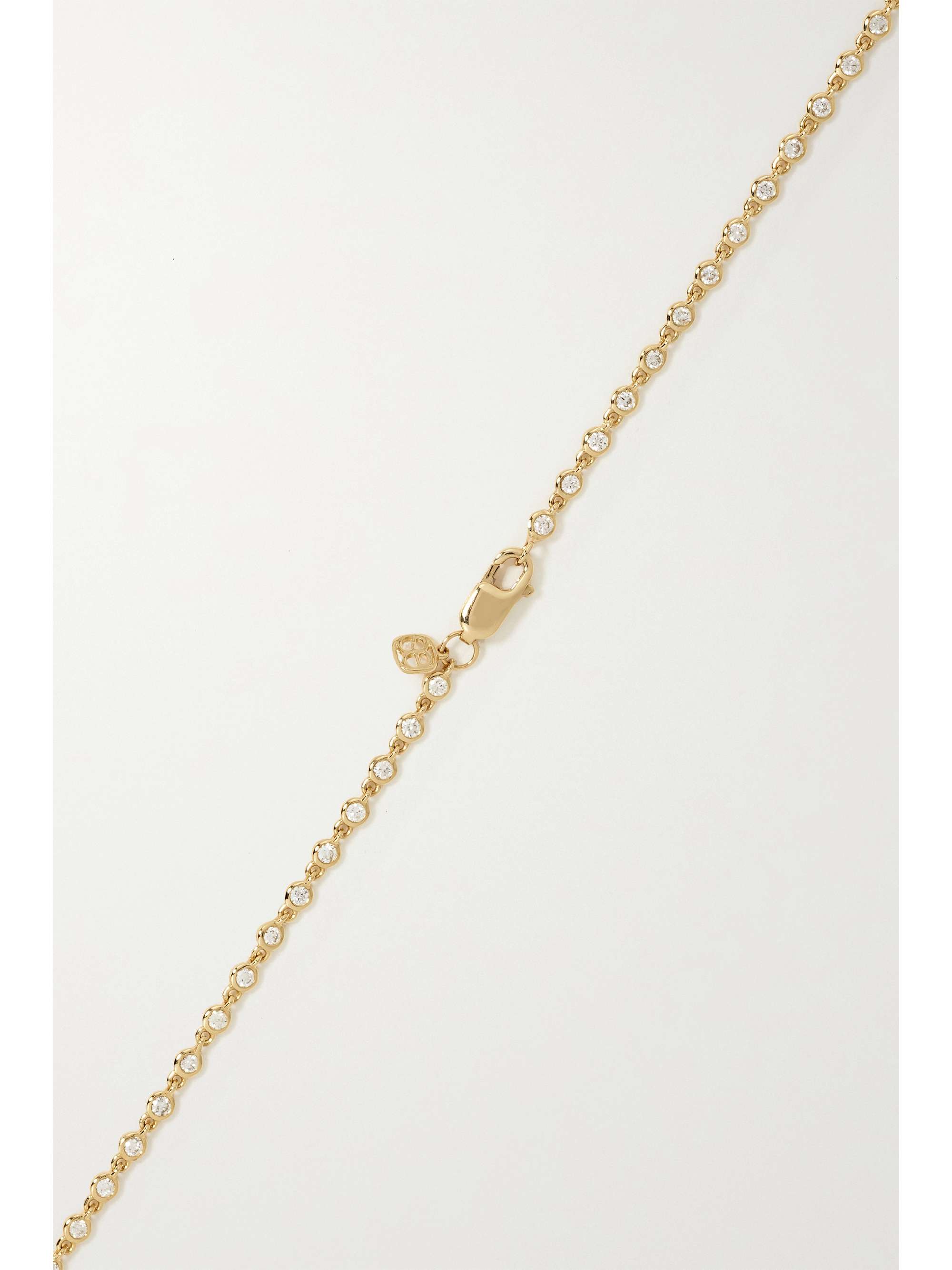 SYDNEY EVAN 14-karat recycled gold diamond necklace