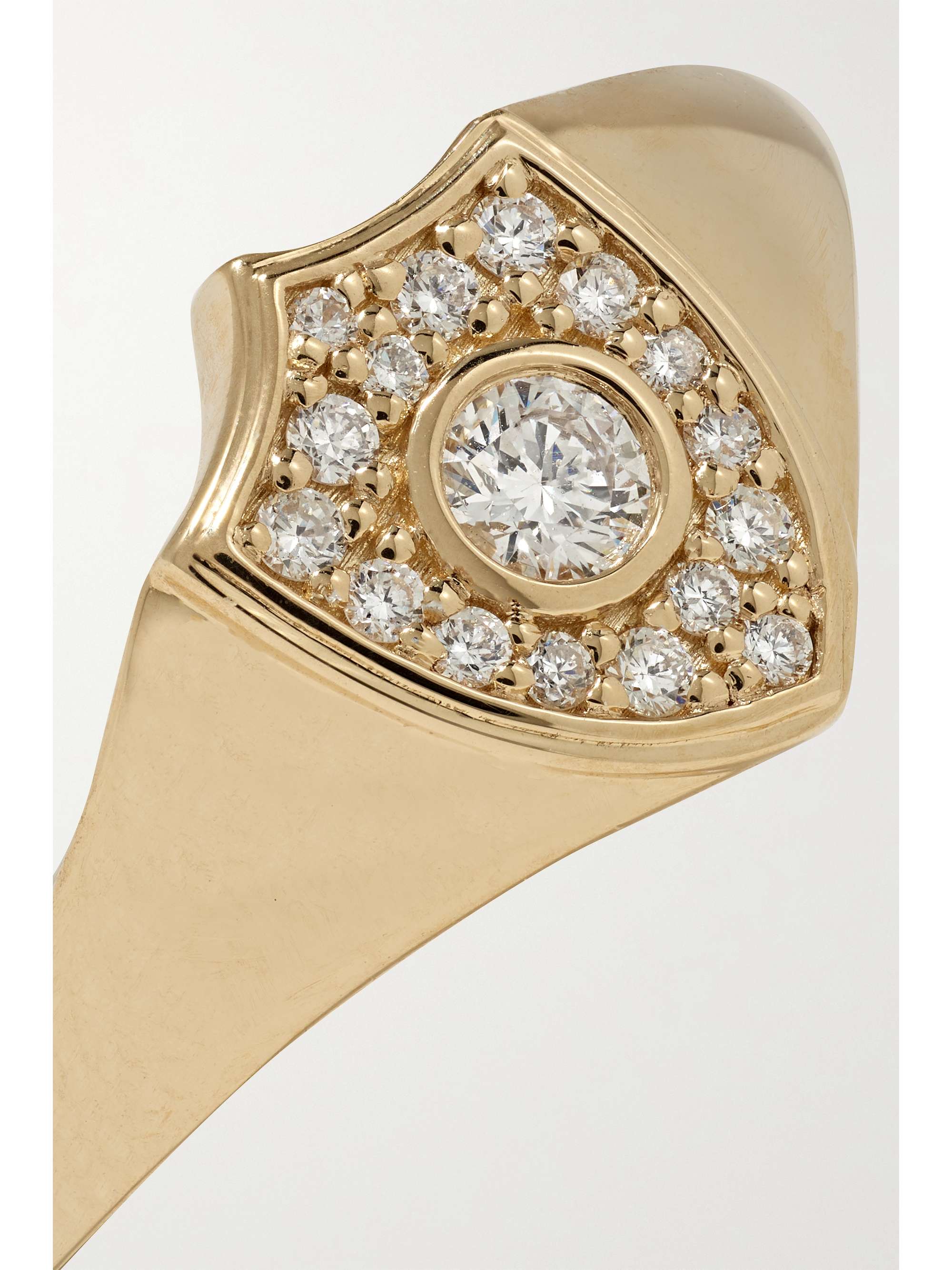 SYDNEY EVAN Ring aus 14 Karat Gold mit Diamanten