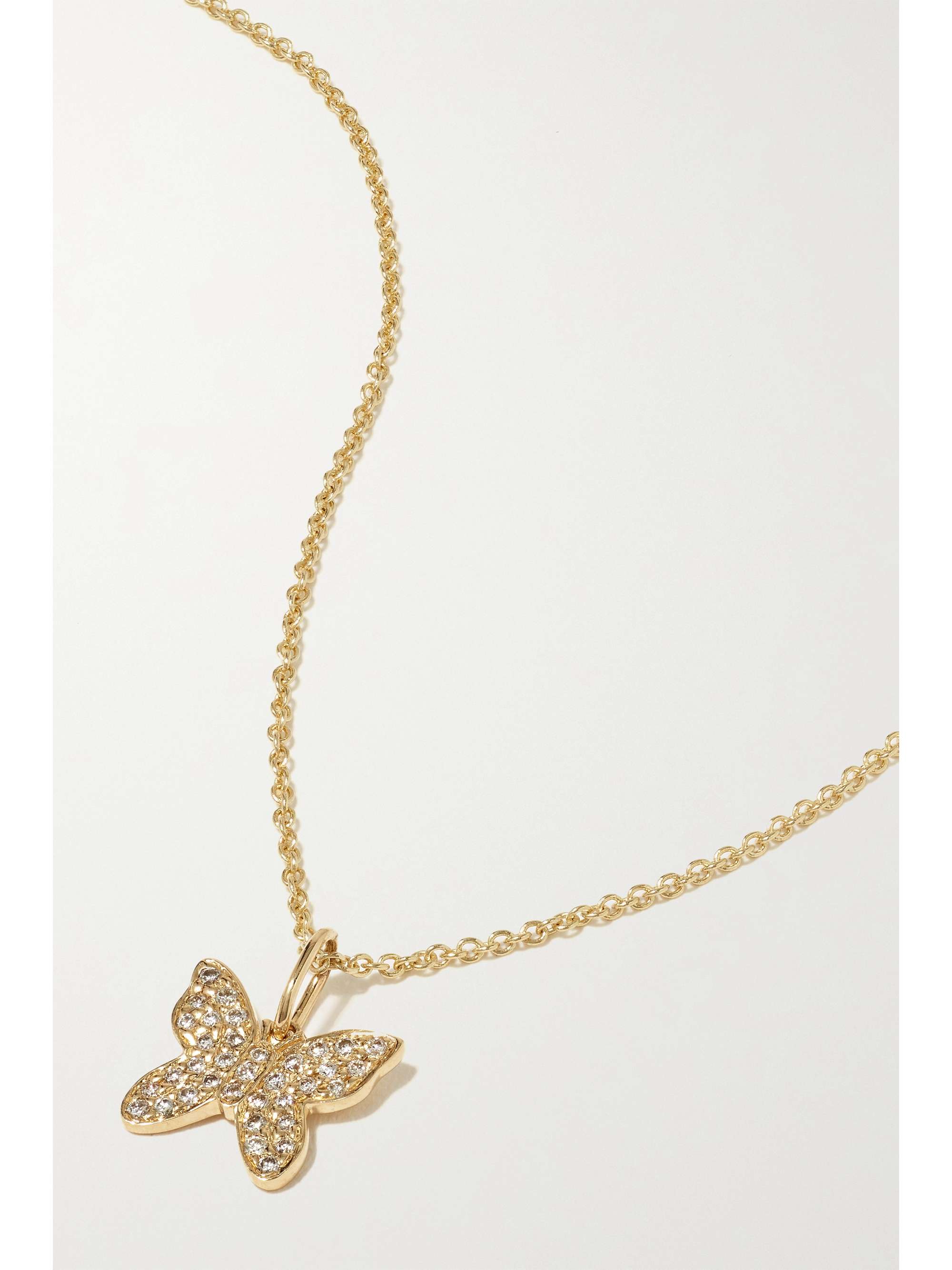 SYDNEY EVAN 14-karat gold diamond necklace
