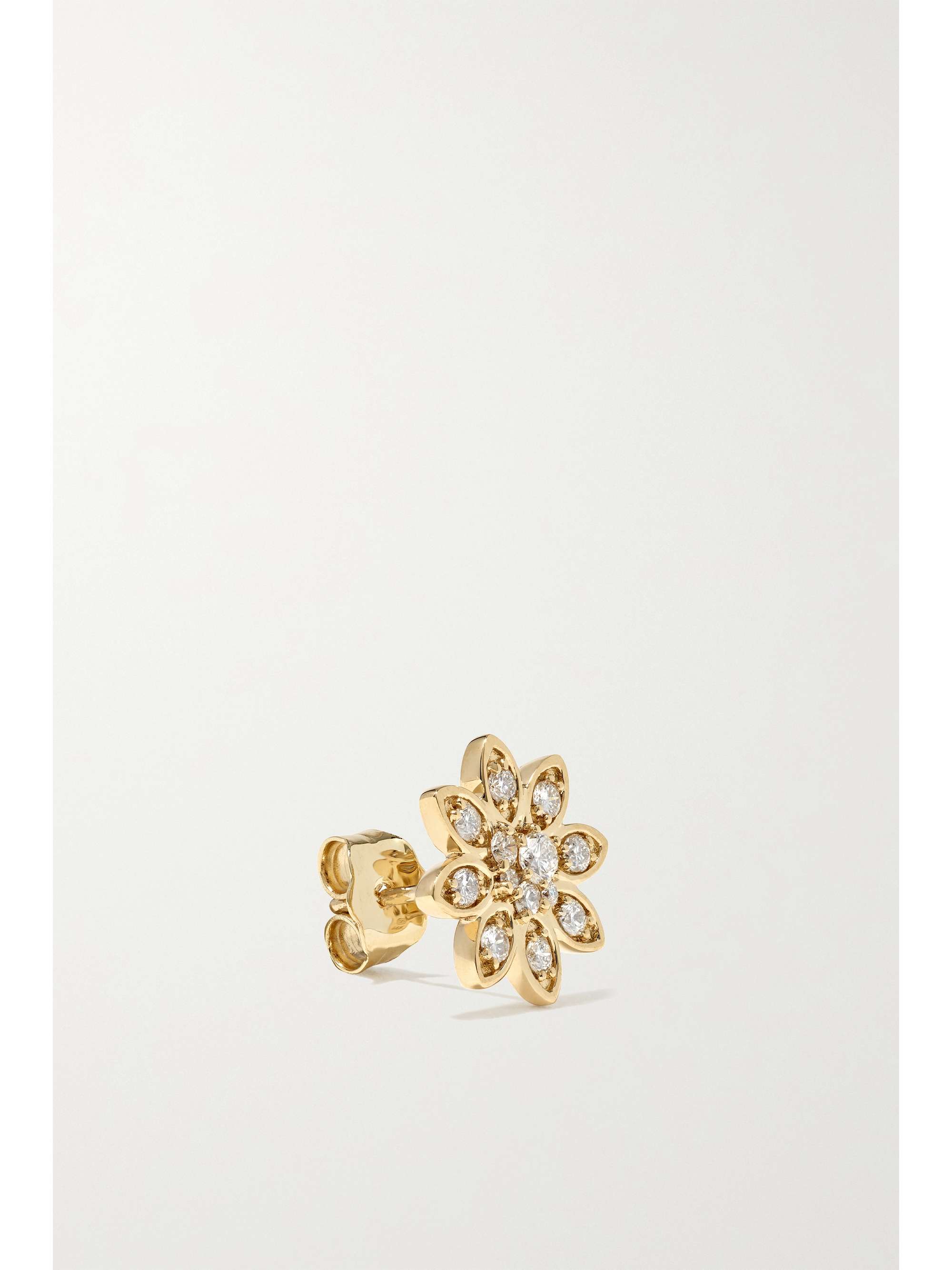 SYDNEY EVAN Ohrringe aus 14 Karat Gold mit Diamanten