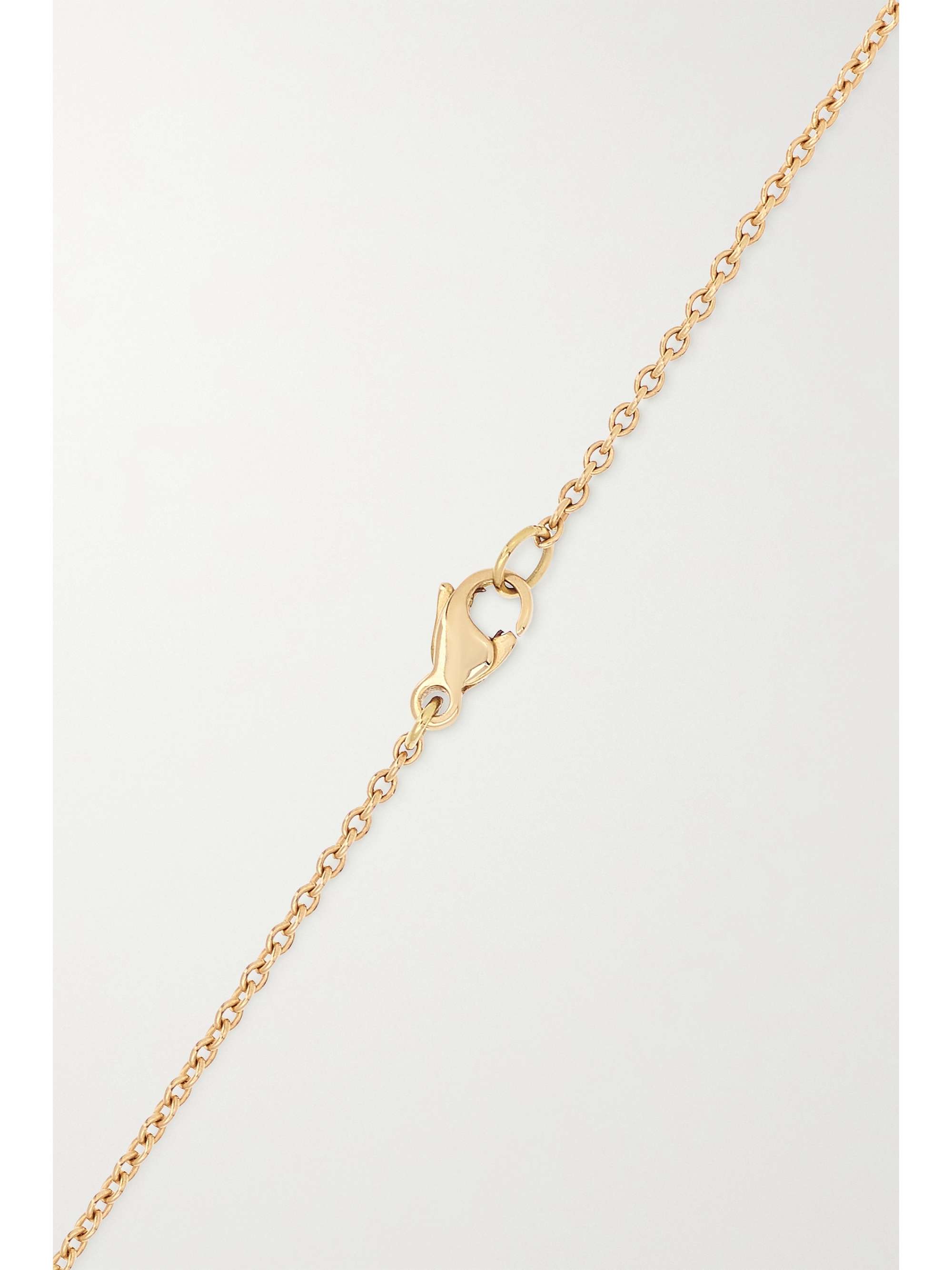 BROOKE GREGSON Ellipse 18-karat gold diamond necklace