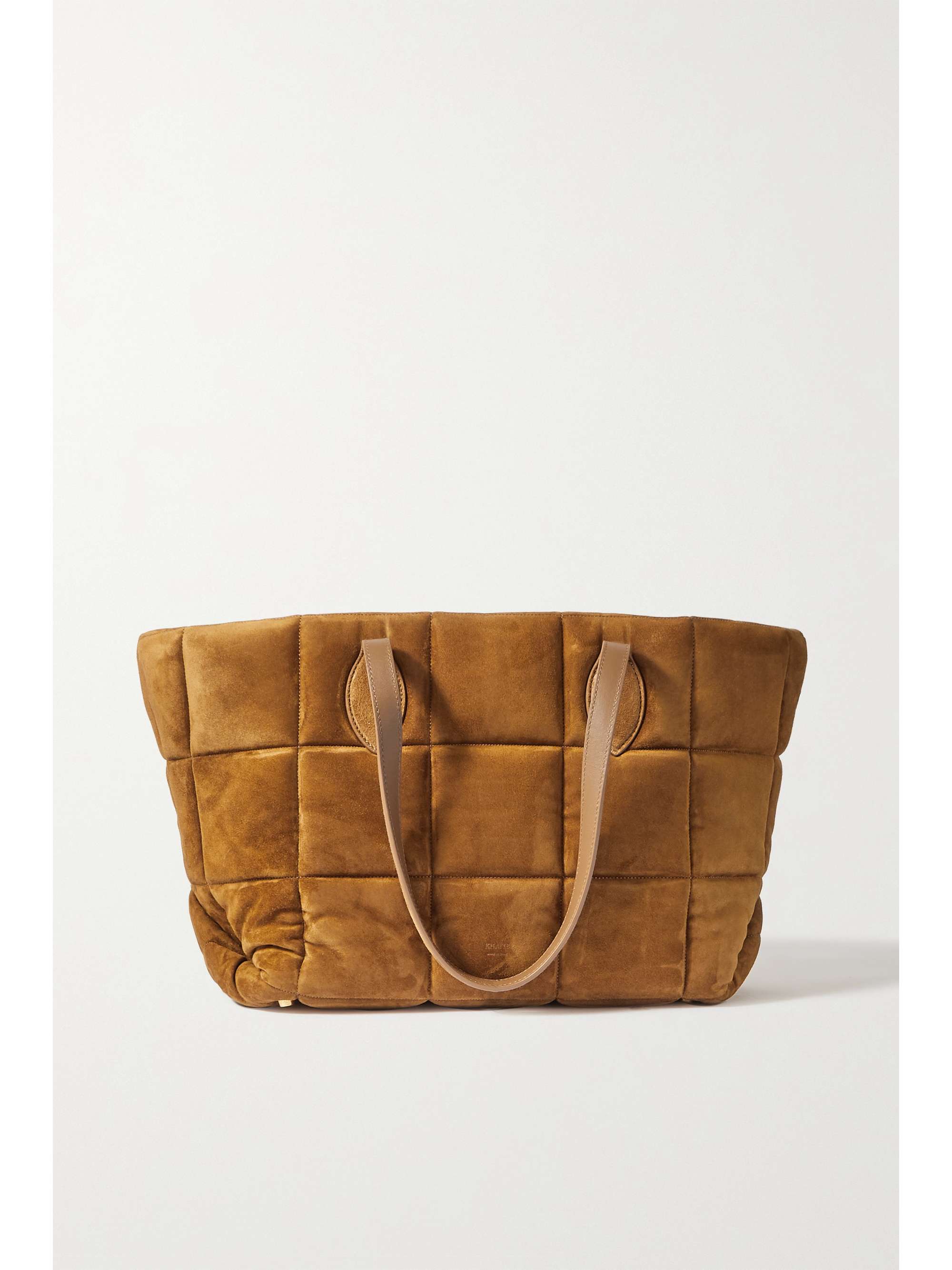 suede tote