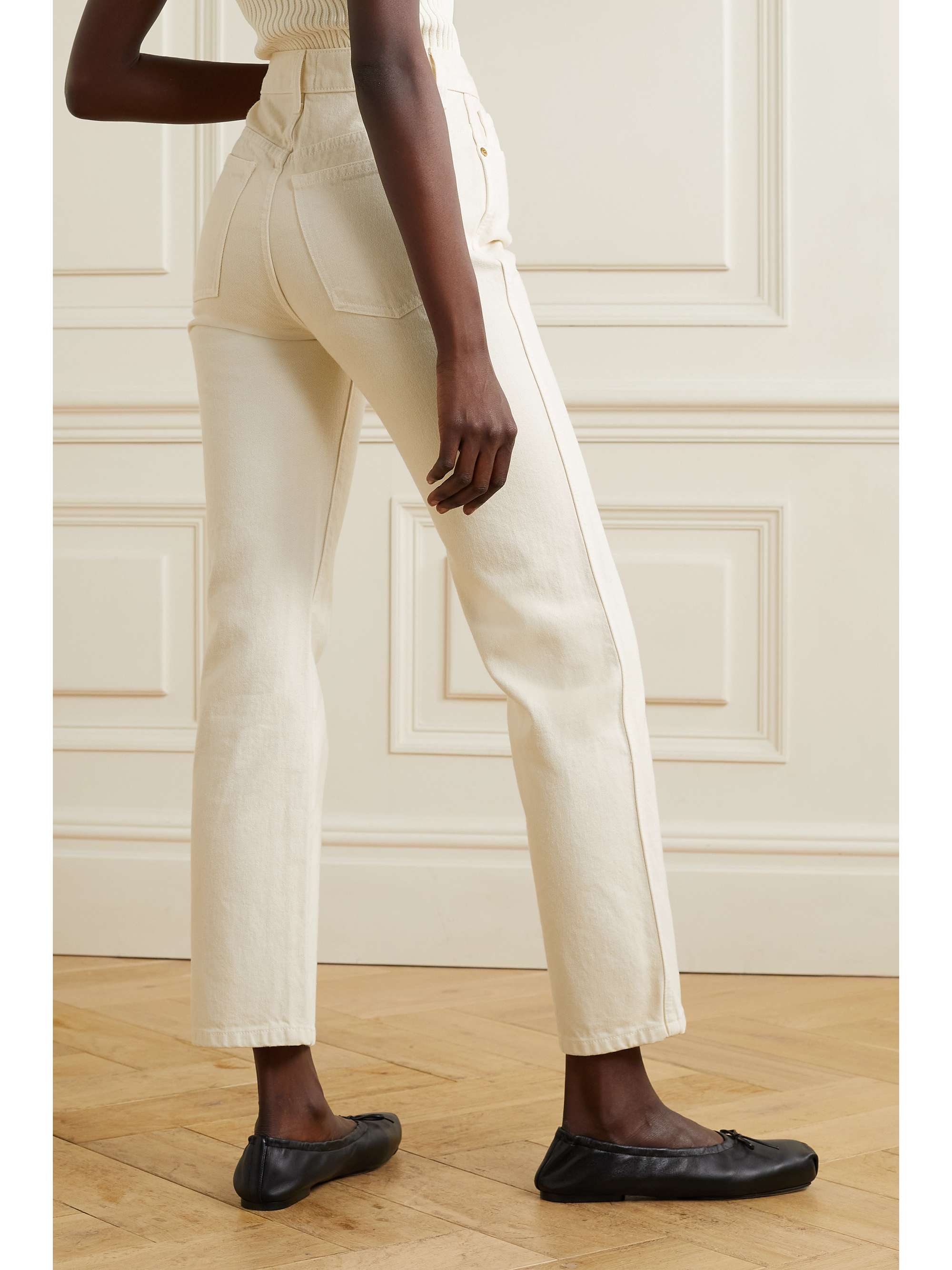 KHAITE Abigail high-rise straight-leg jeans