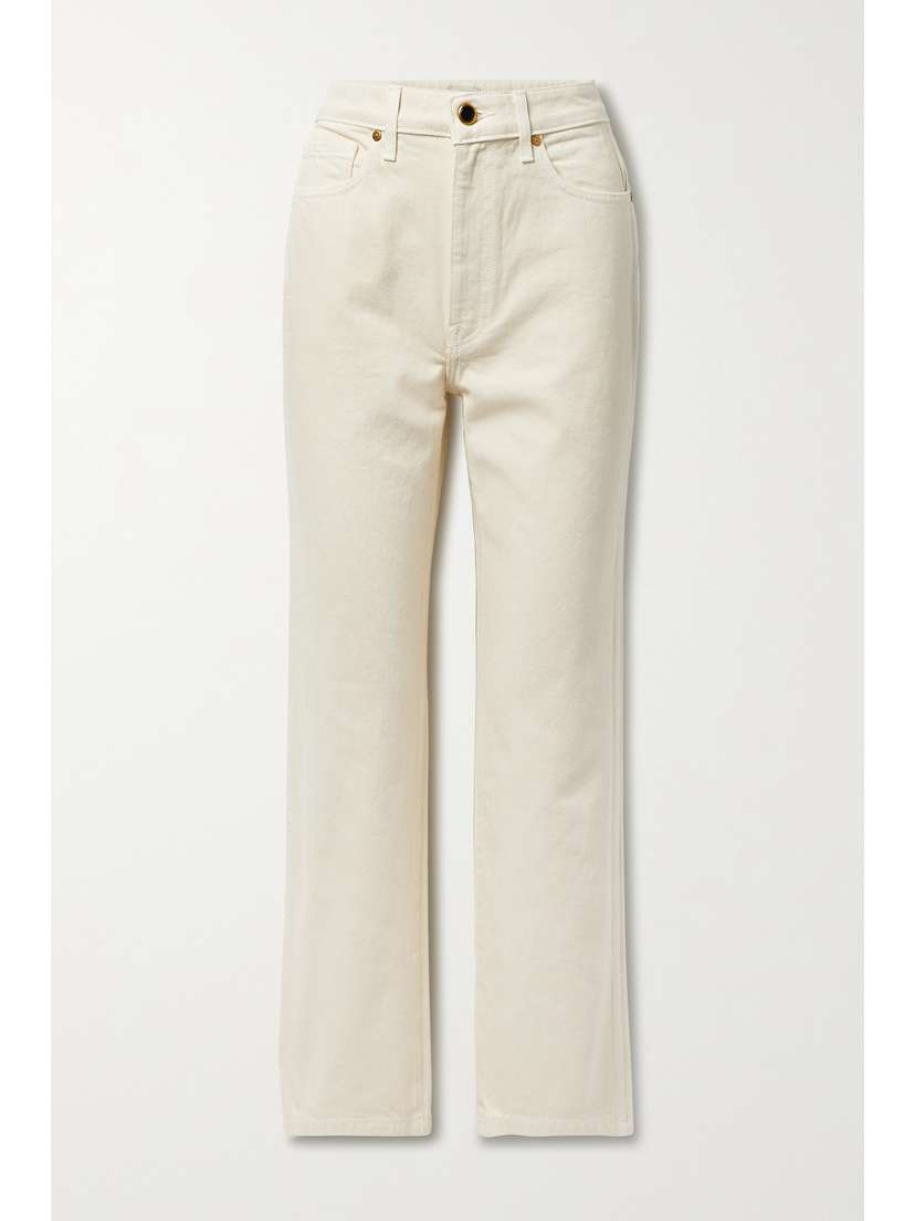Khaite Abigail High-rise Straight-leg Jeans