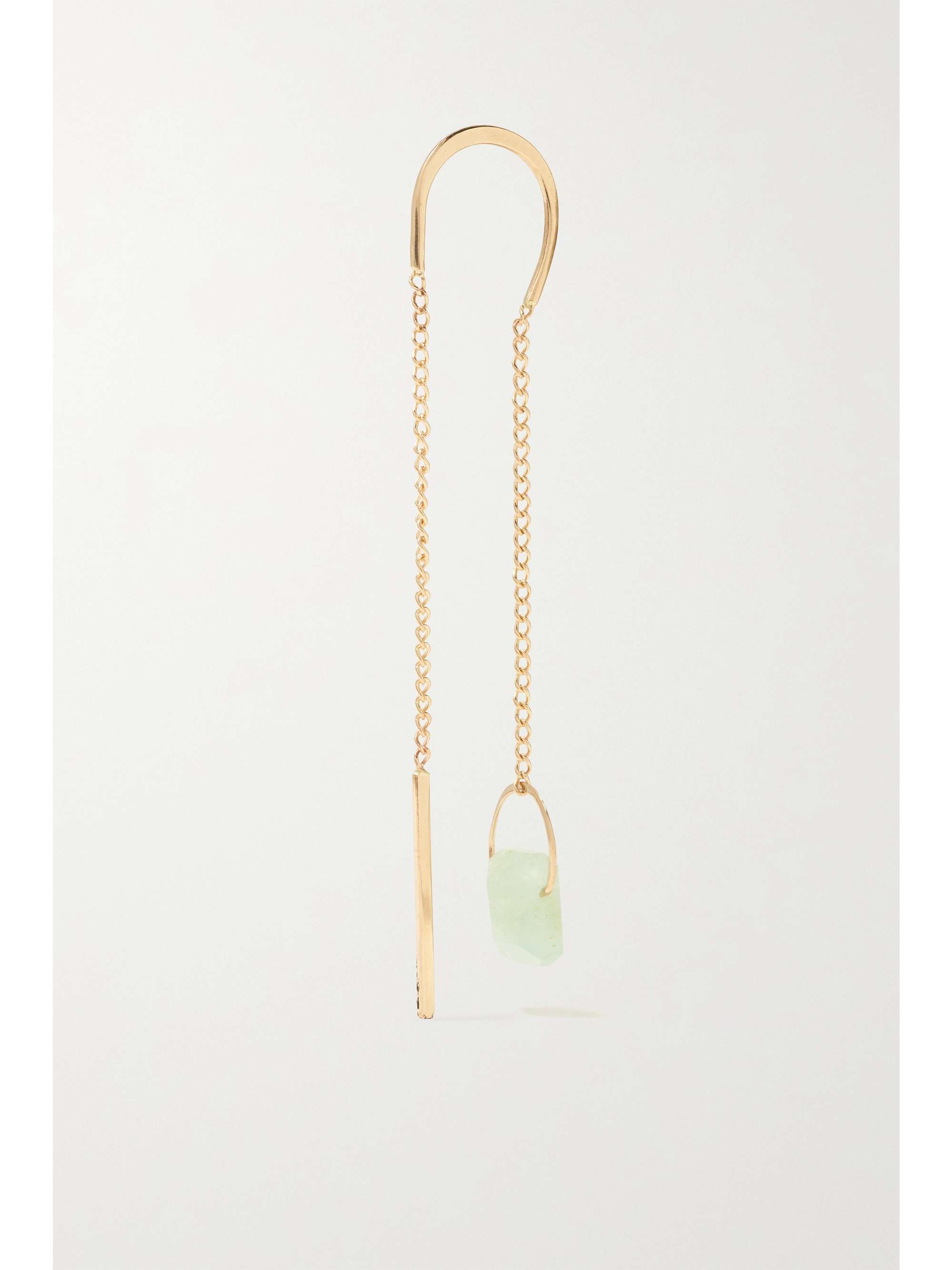 MELISSA JOY MANNING Ohrringe aus recyceltem 14 Karat Gold mit Aquamarinen