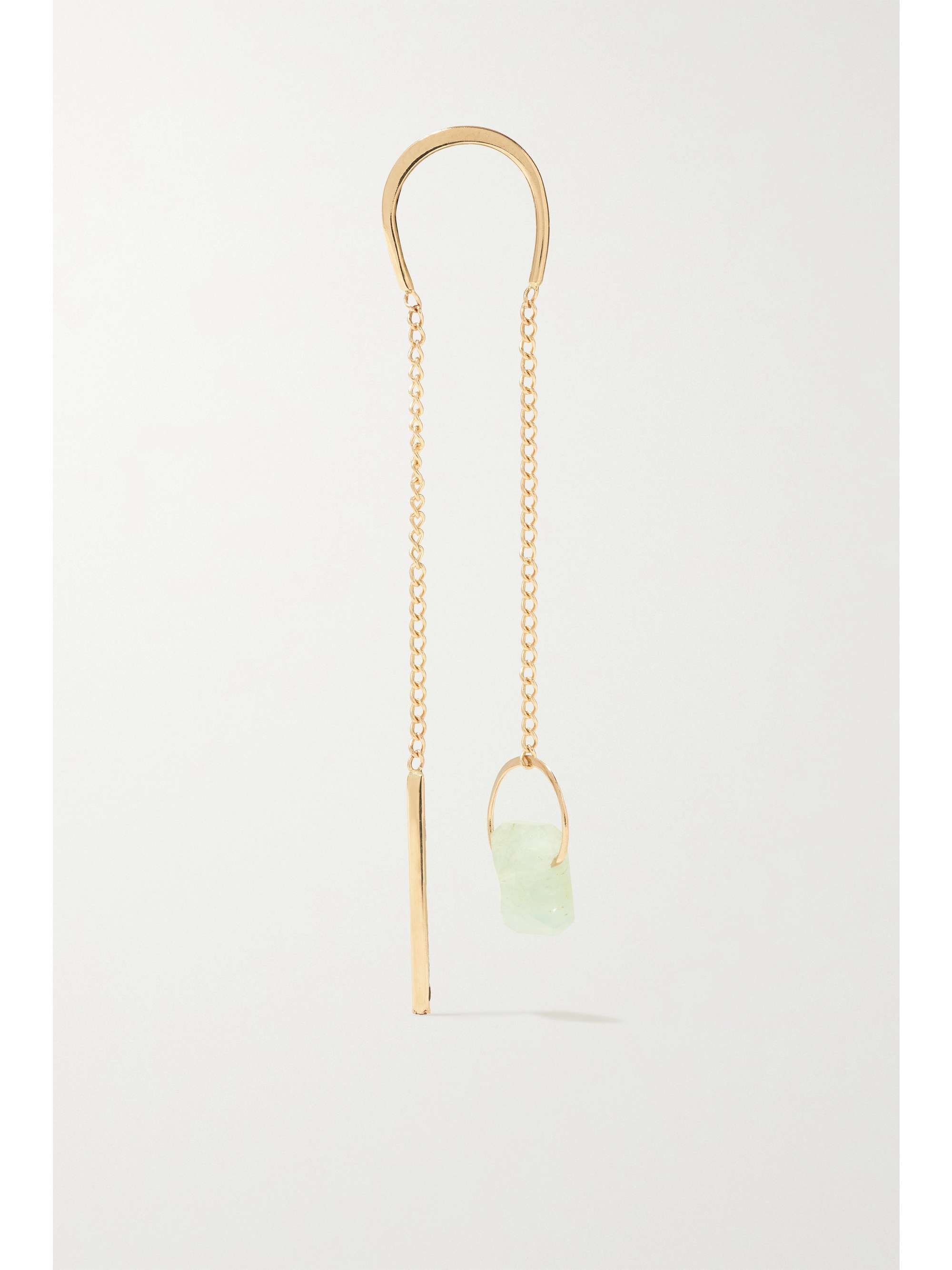MELISSA JOY MANNING Ohrringe aus recyceltem 14 Karat Gold mit Aquamarinen
