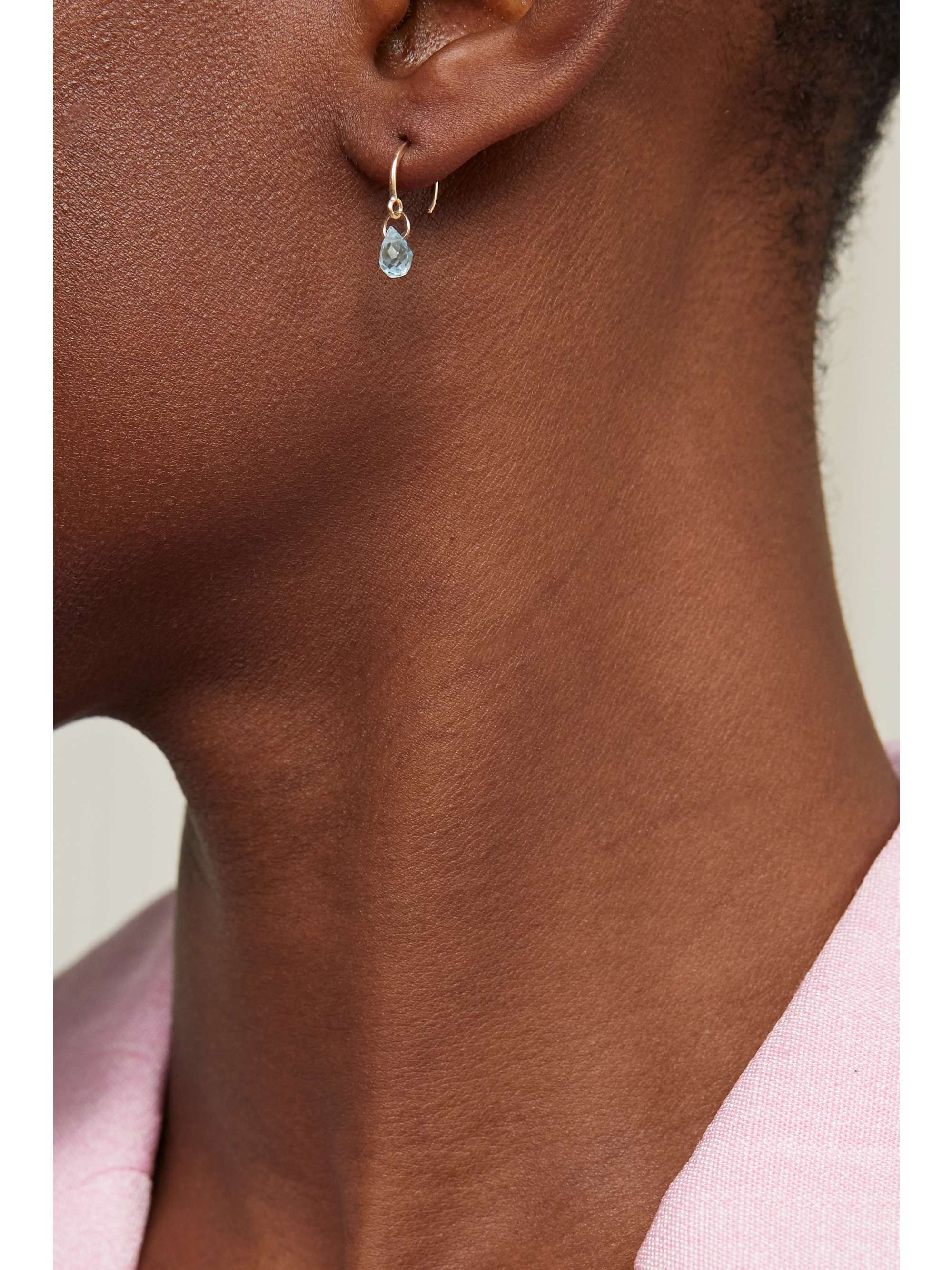 MELISSA JOY MANNING 14-karat recycled gold topaz earrings