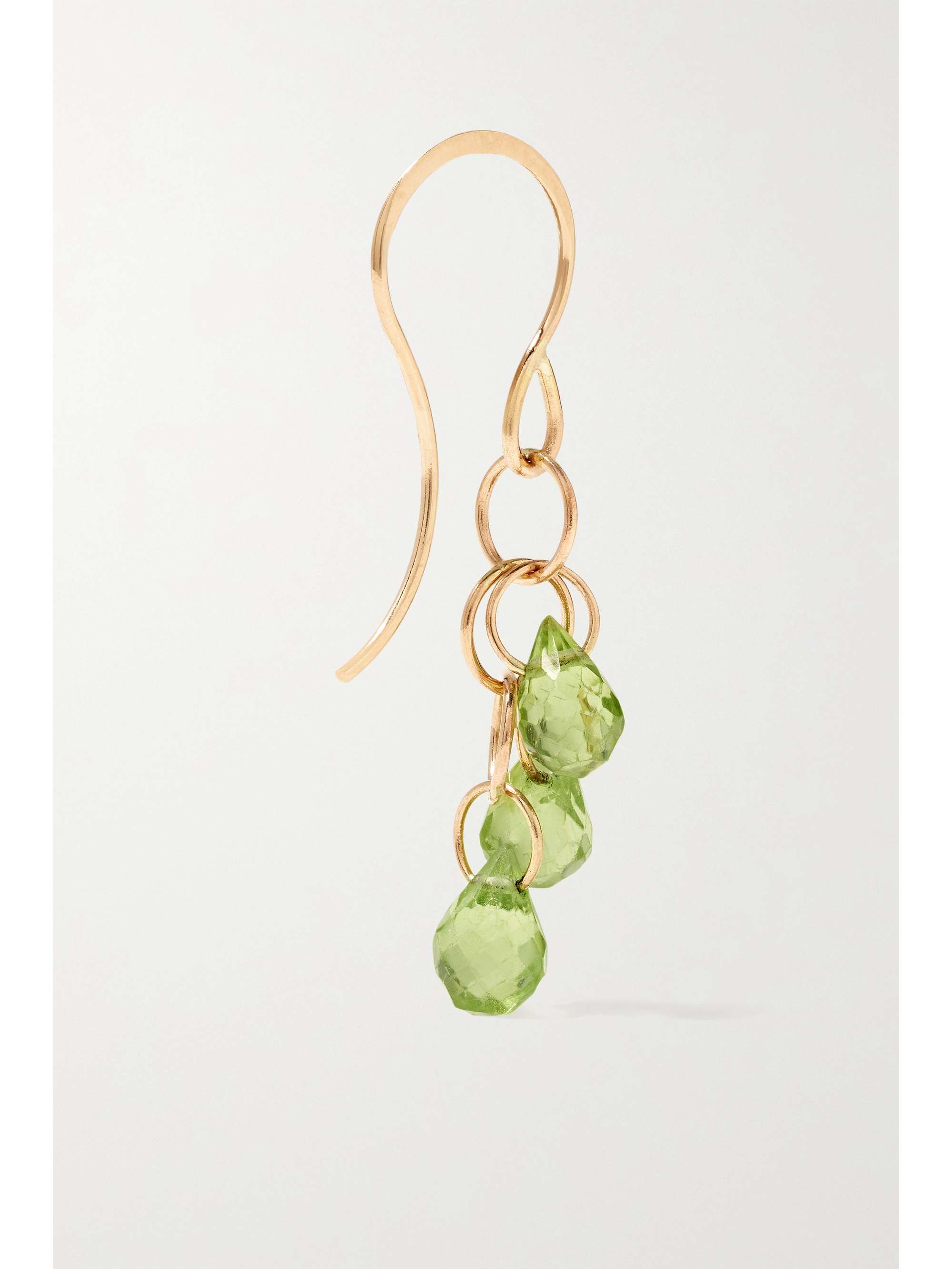 MELISSA JOY MANNING 14-karat recycled gold peridot earrings