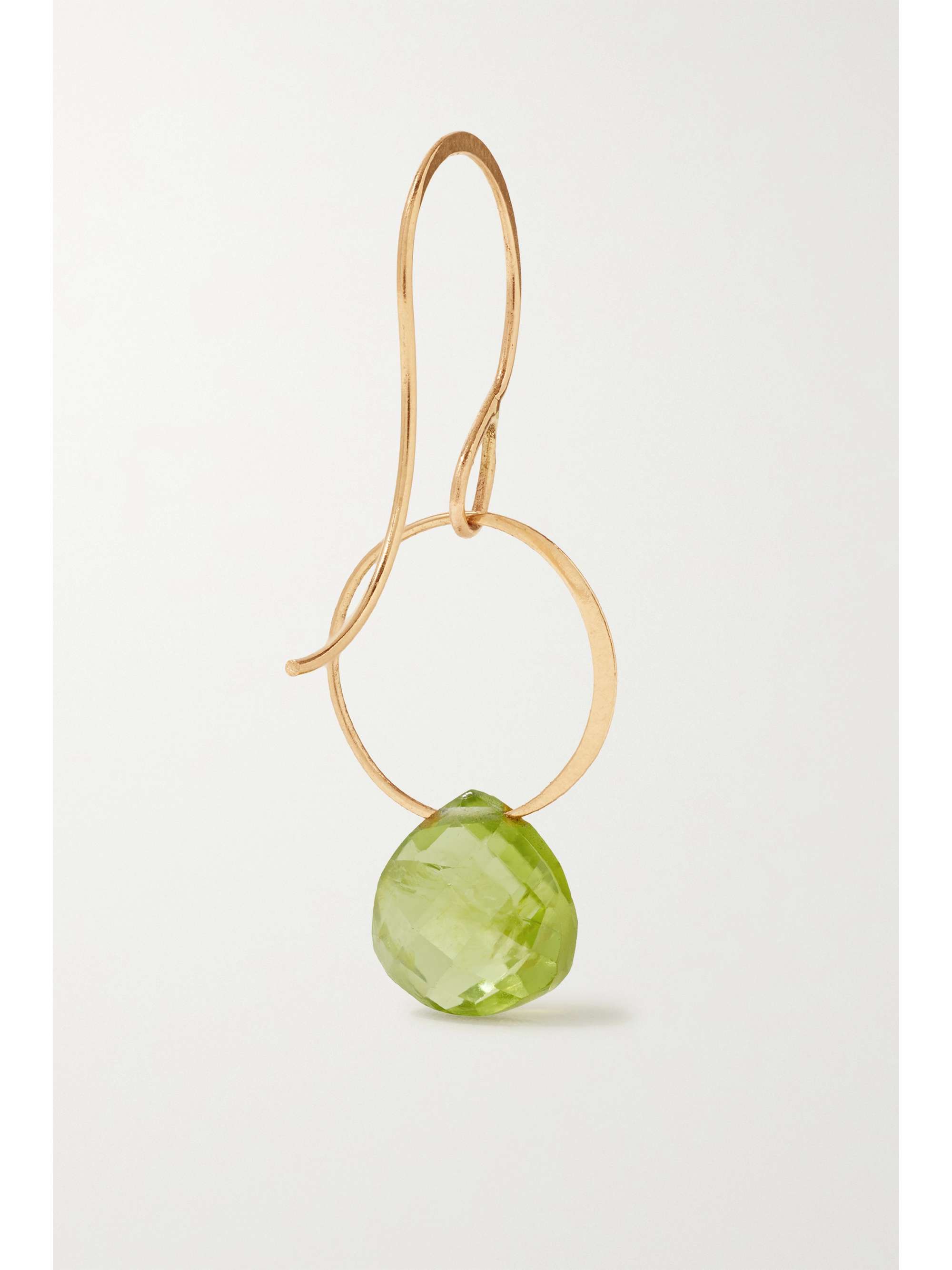 MELISSA JOY MANNING 14-karat recycled gold peridot earrings