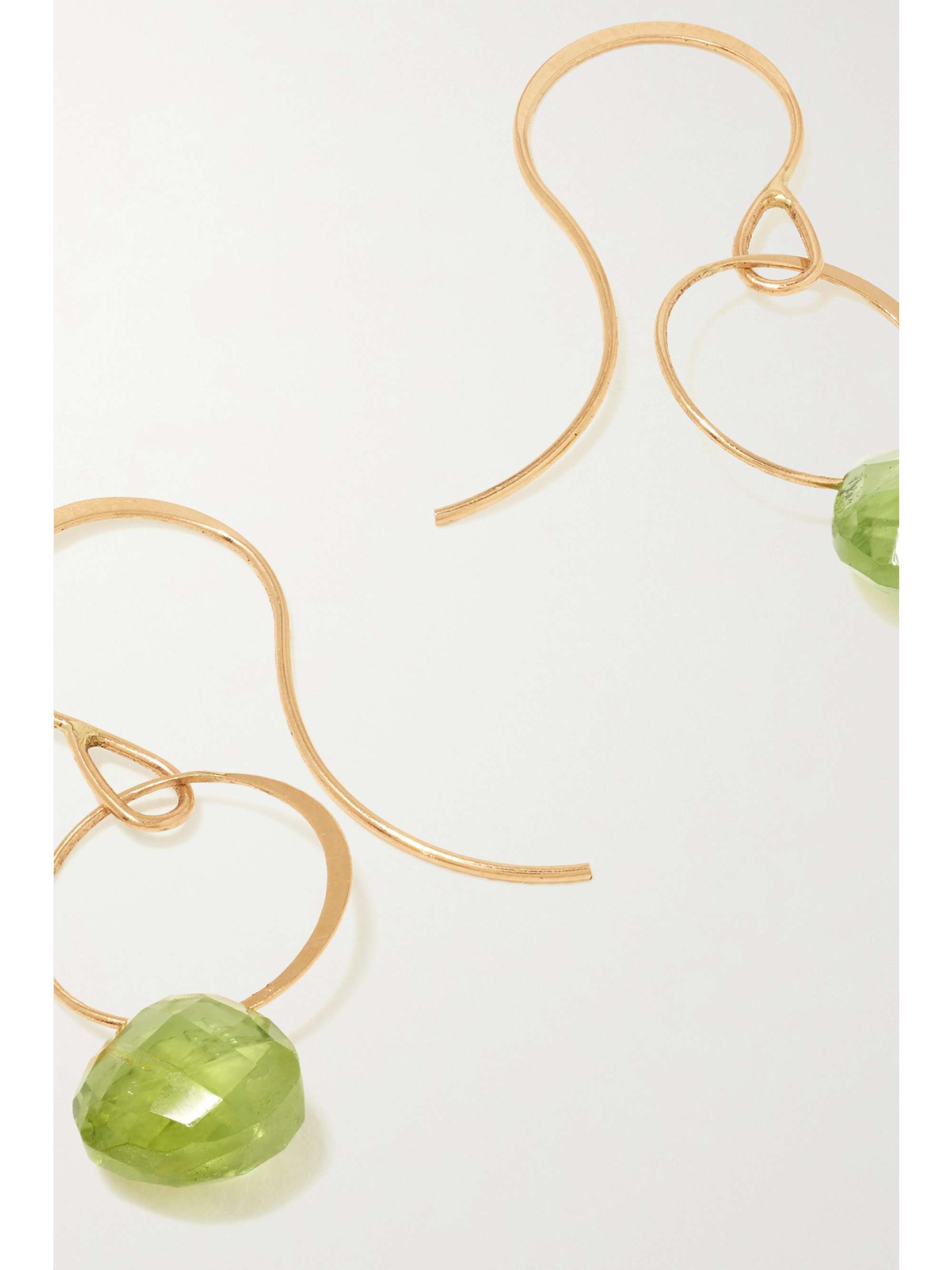 MELISSA JOY MANNING 14-karat recycled gold peridot earrings