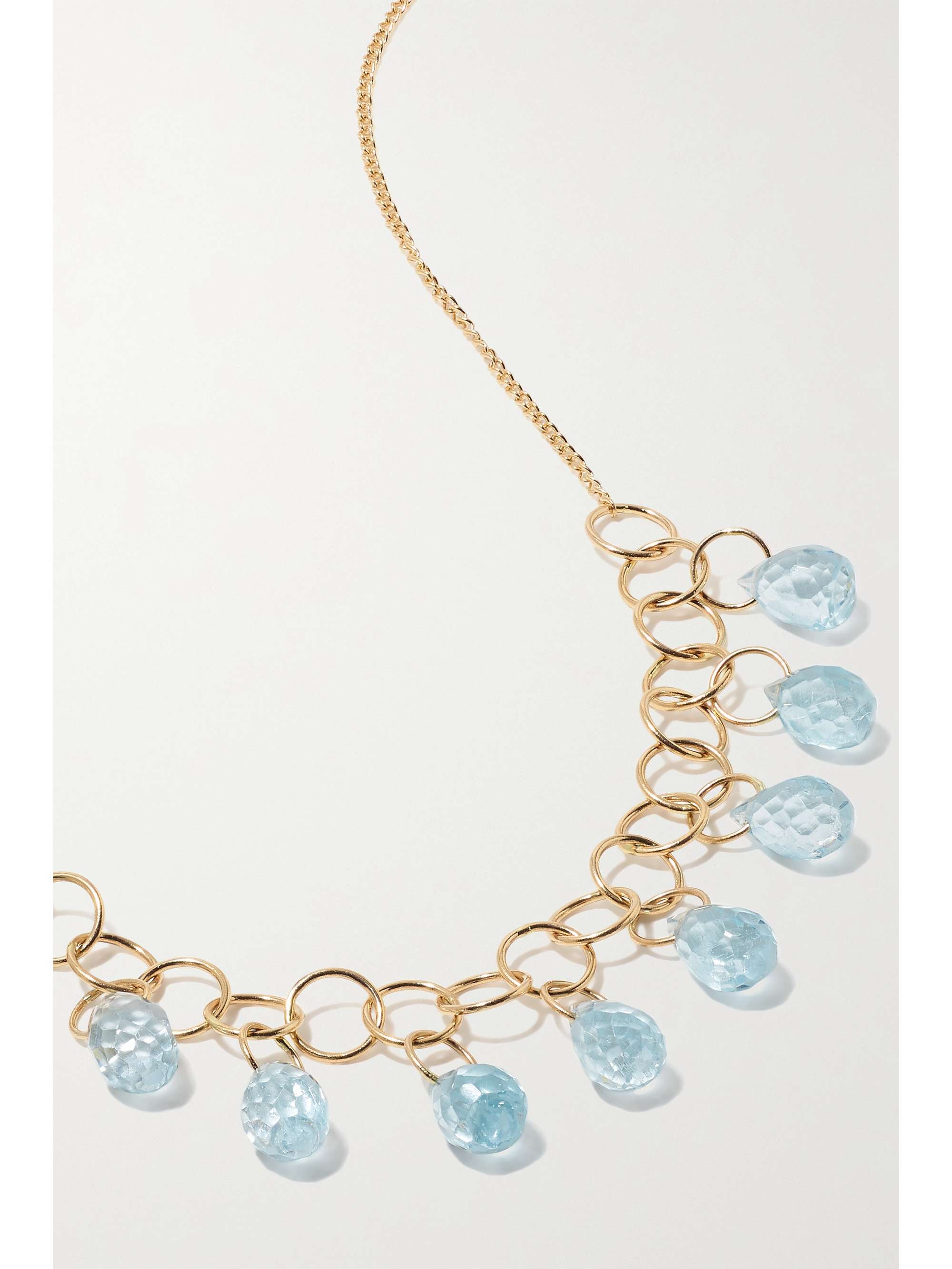 MELISSA JOY MANNING 14-karat recycled gold topaz necklace