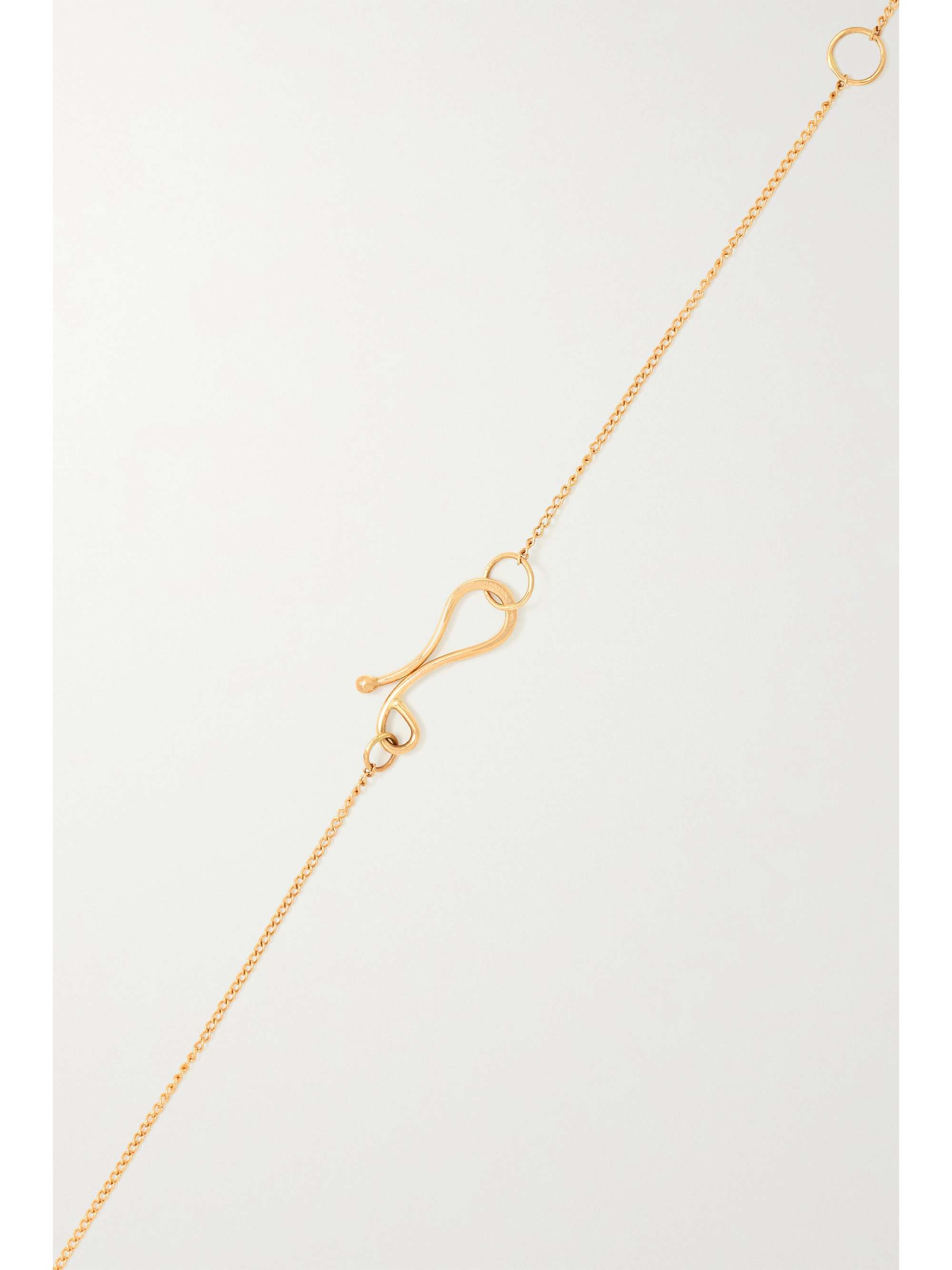 MELISSA JOY MANNING 14-karat recycled gold Herkimer diamond necklace