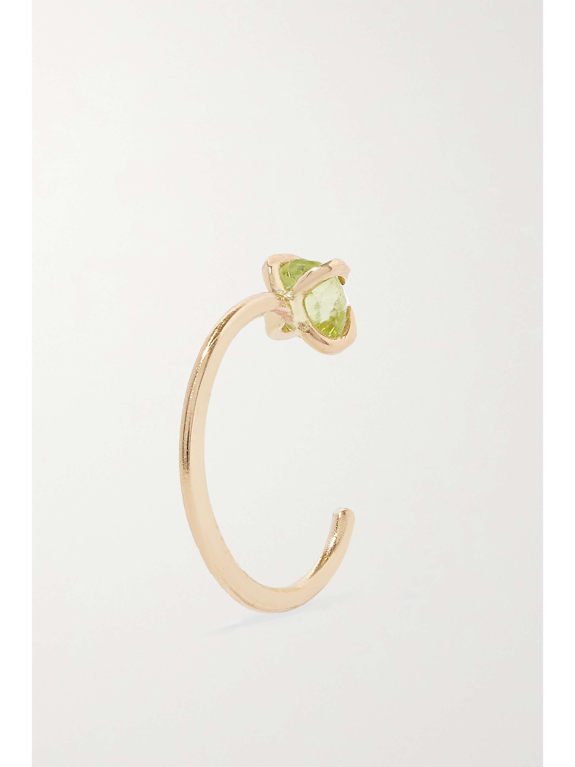 MELISSA JOY MANNING 14-karat recycled gold peridot earrings