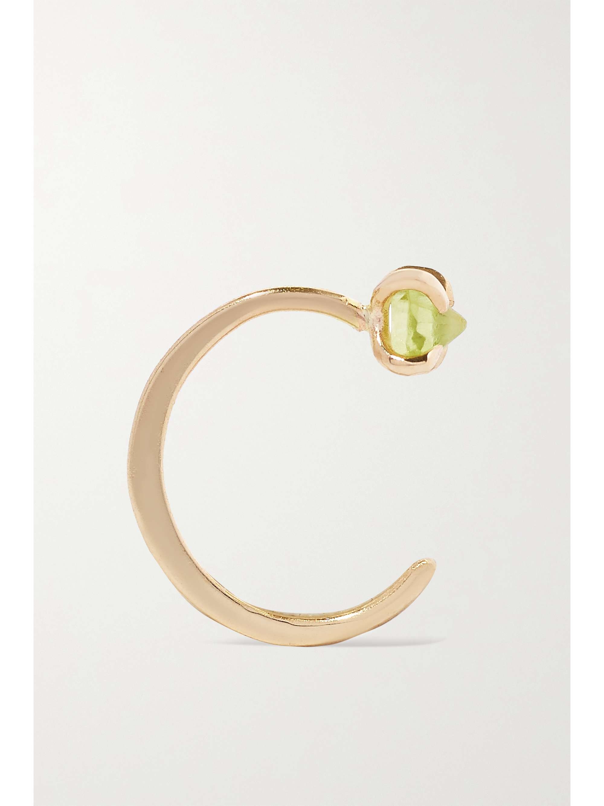 MELISSA JOY MANNING 14-karat recycled gold peridot earrings