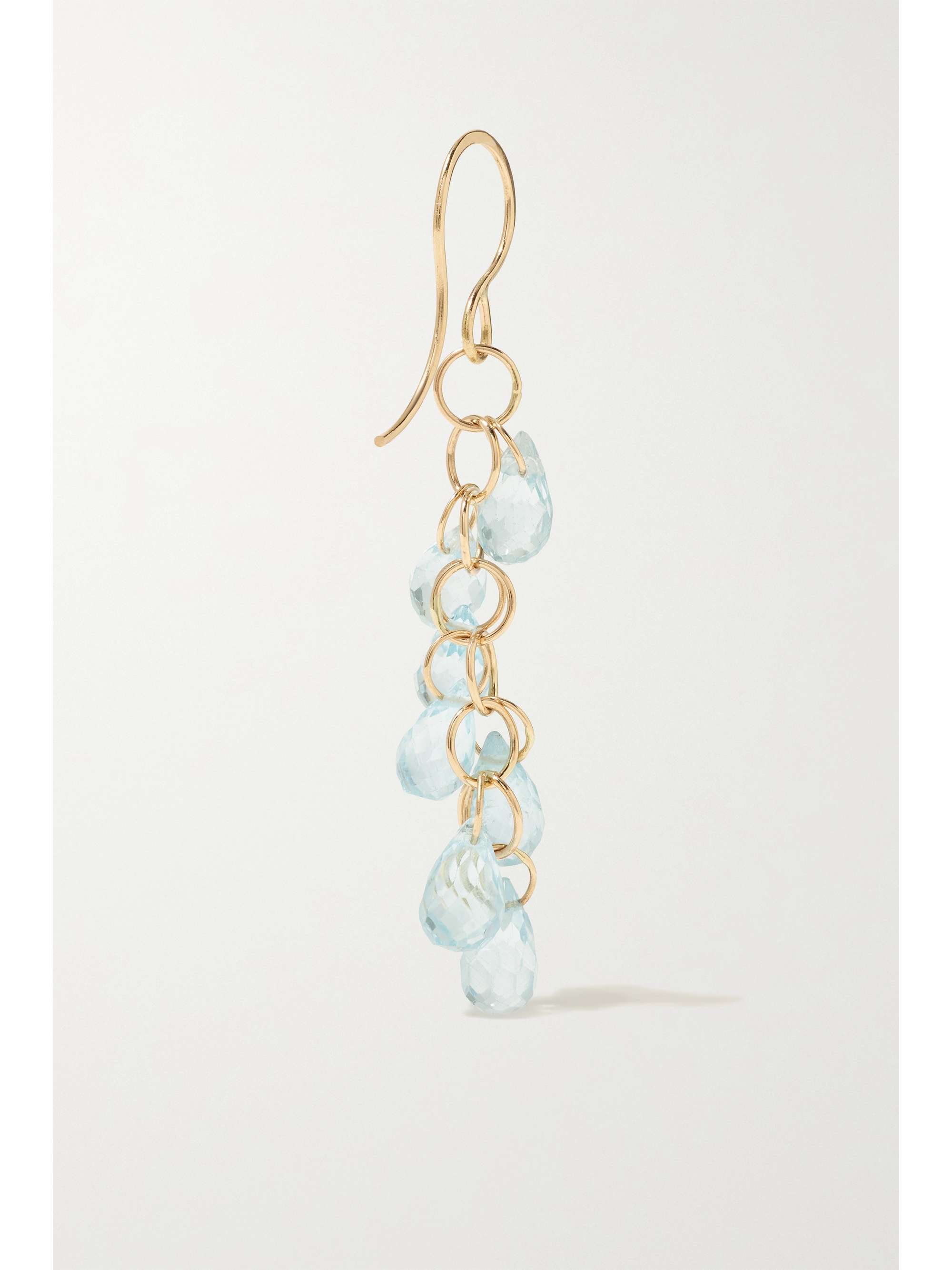 MELISSA JOY MANNING 14-karat recycled gold topaz earrings