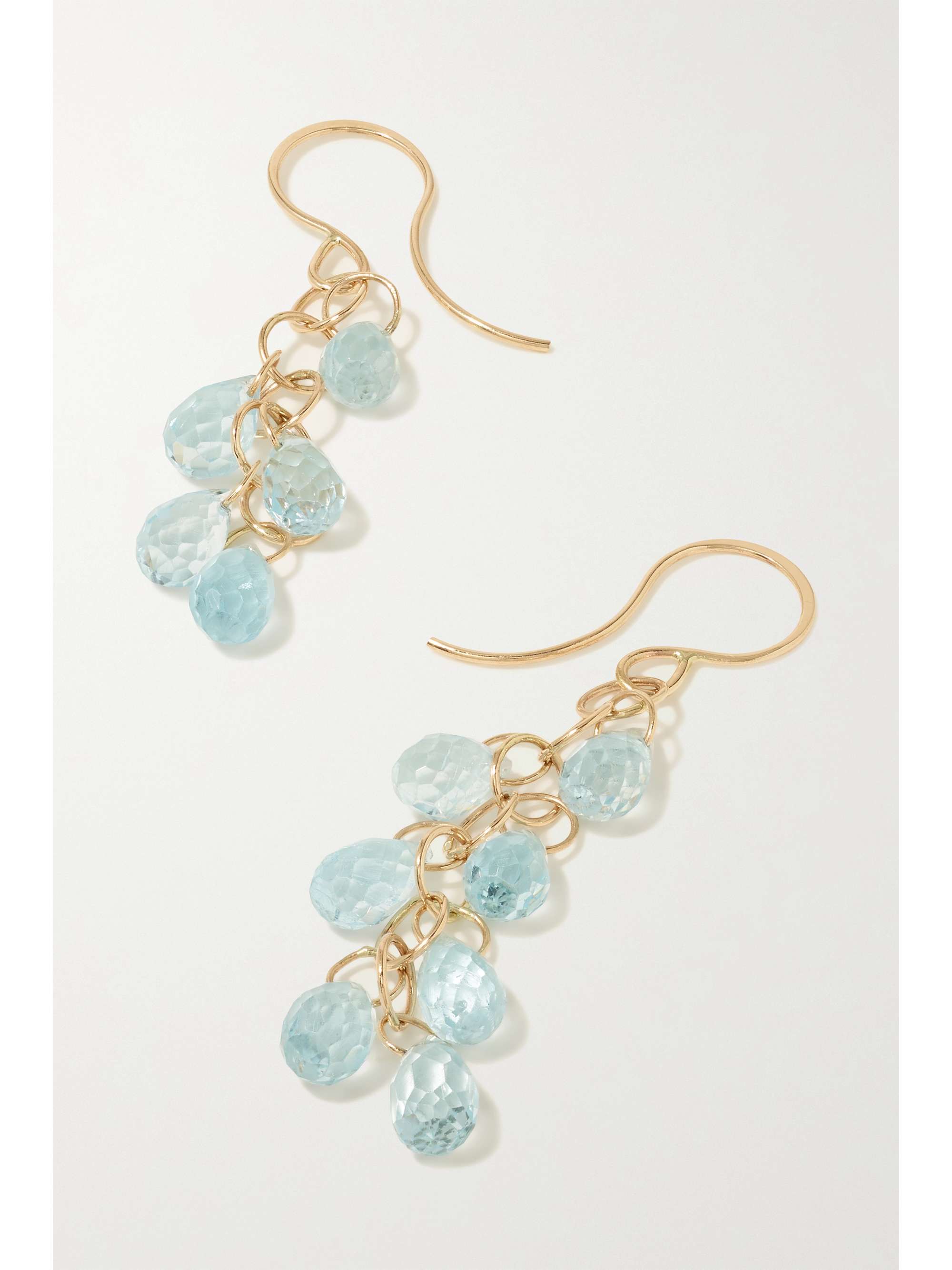 MELISSA JOY MANNING 14-karat recycled gold topaz earrings