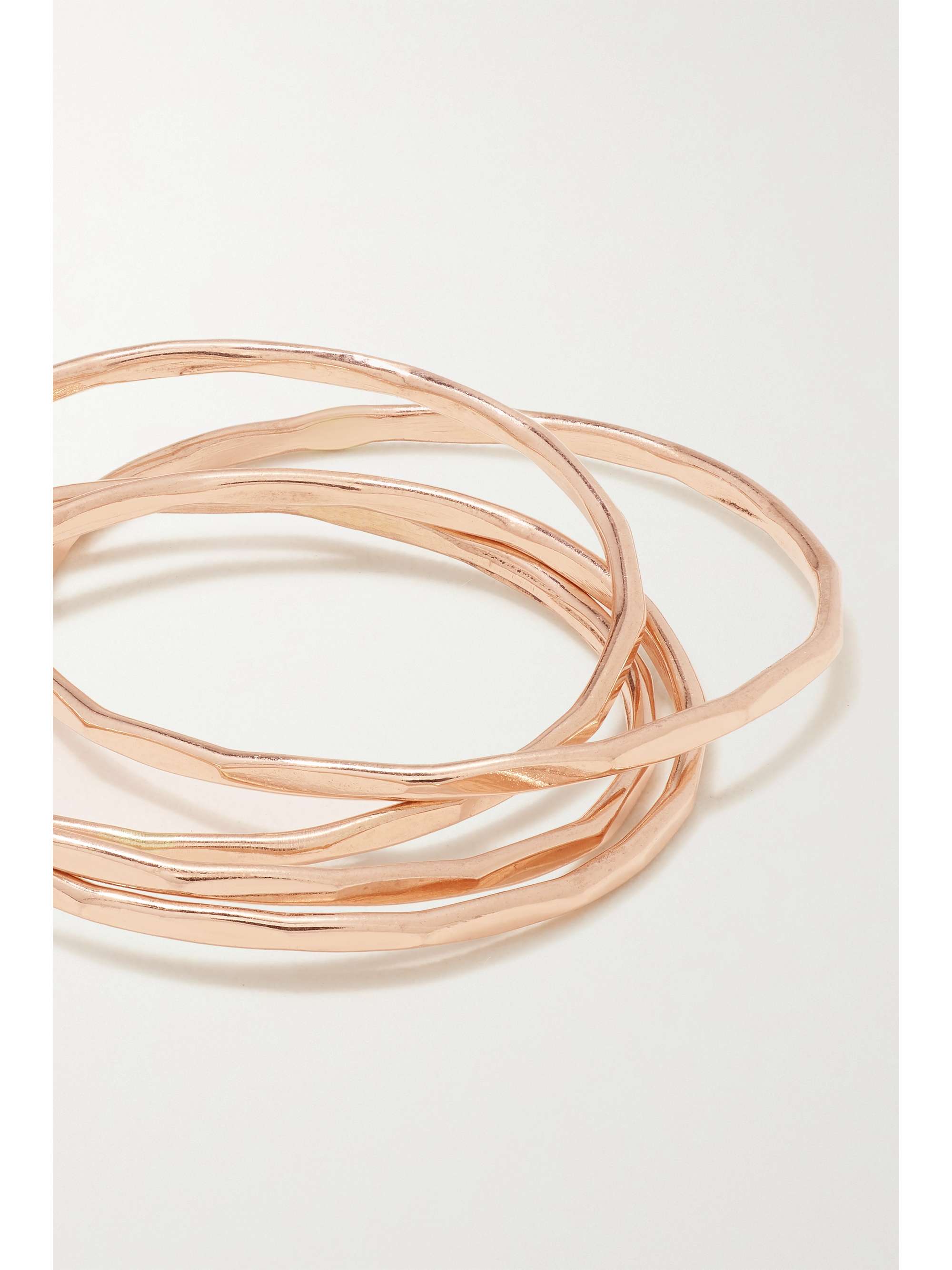 MELISSA JOY MANNING 14-karat recycled rose gold interlocking ring