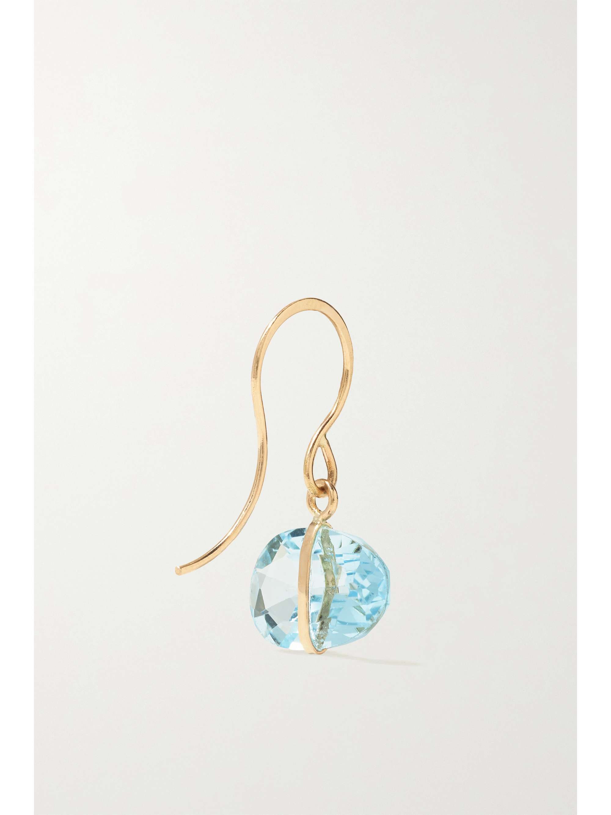 MELISSA JOY MANNING 14-karat recycled gold sapphire earrings