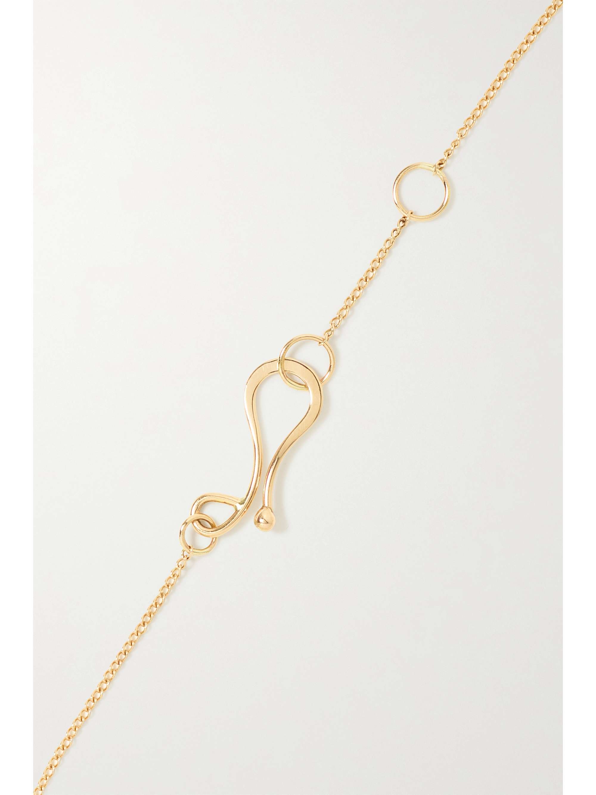 MELISSA JOY MANNING 14-karat gold diamond bracelet