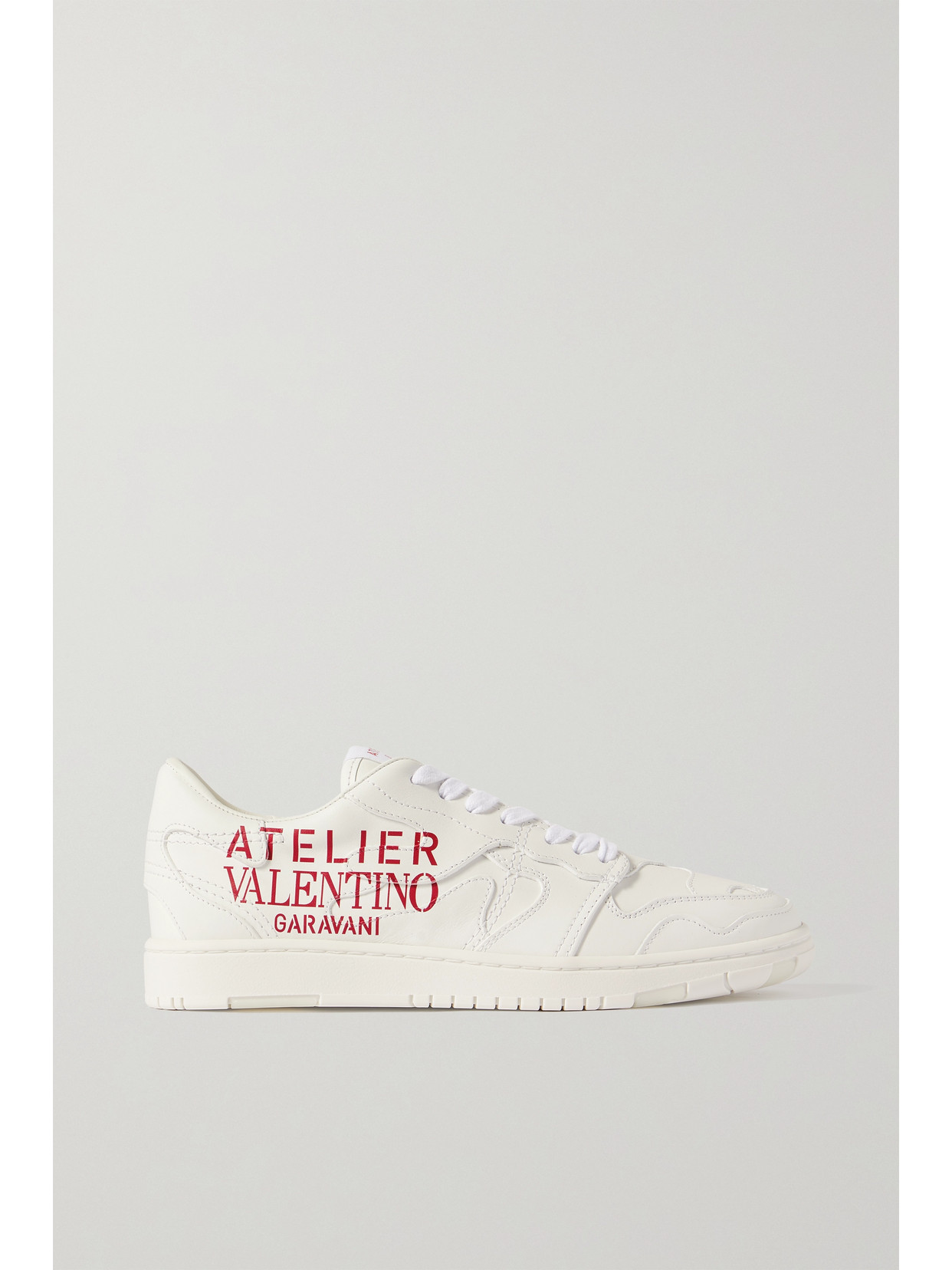 Valentino Atelier 07 Camouflage Edition Low-top Sneakers In White