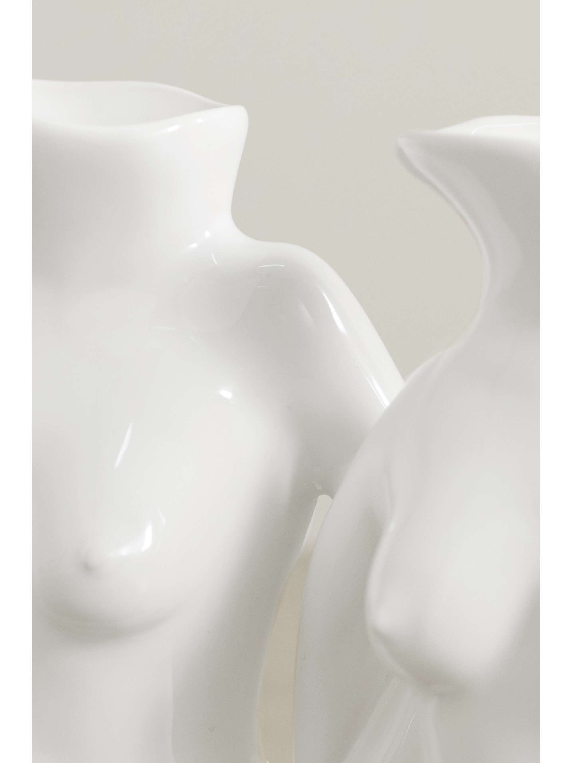 ANISSA KERMICHE Titty Committee set of two mini earthenware jugs