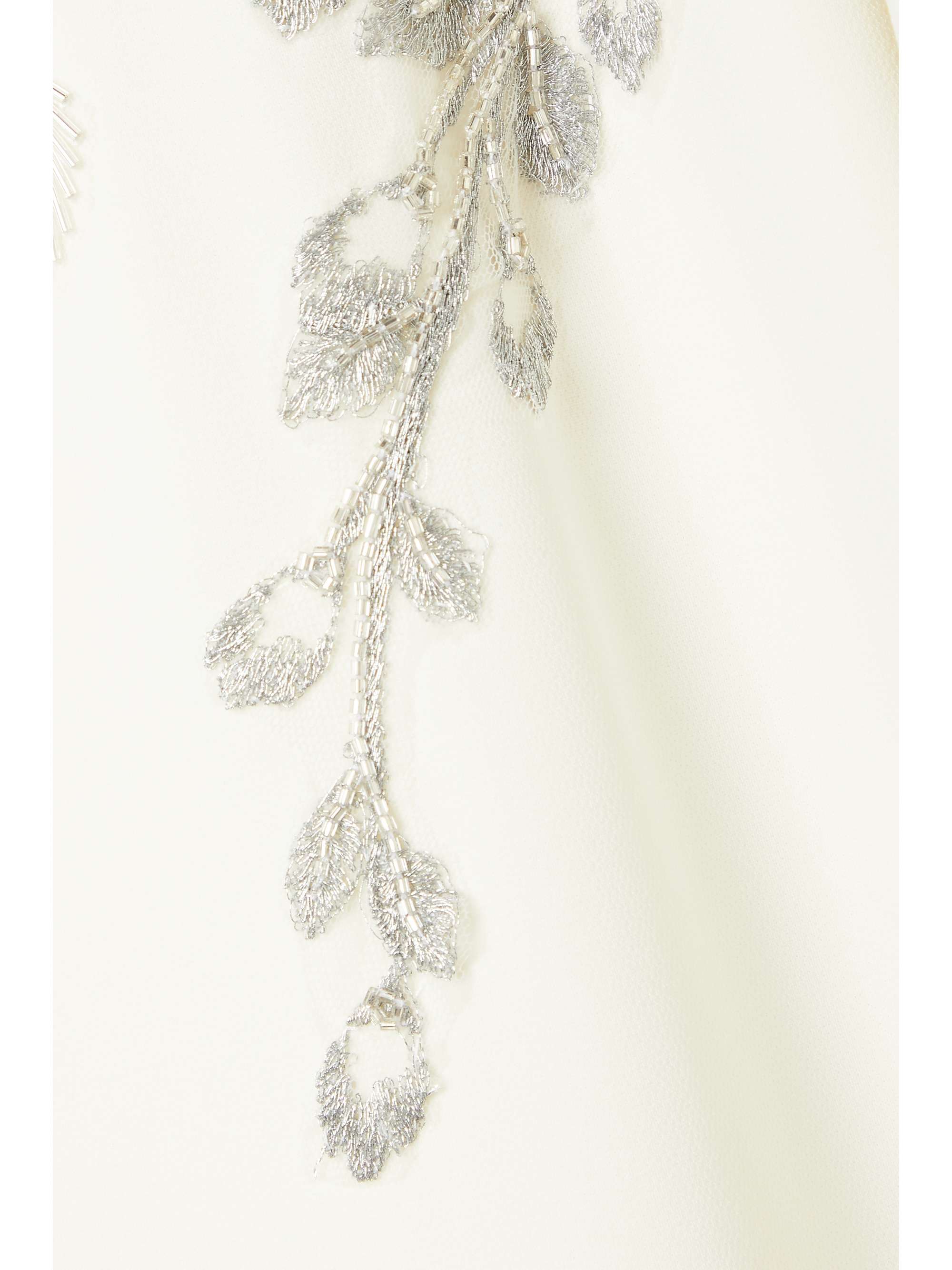 MARCHESA NOTTE Embellished crepe gown