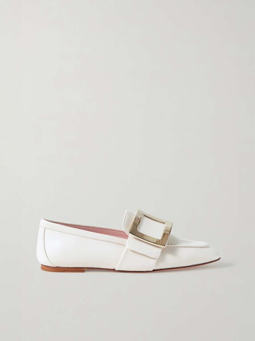 Roger Vivier Embellished Leather Loafers