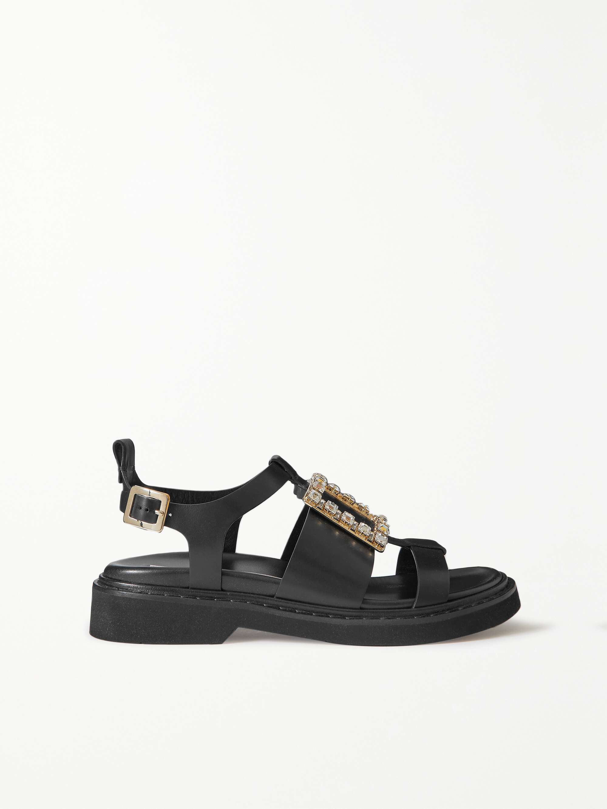 Viv' Rangers crystal-embellished leather sandals