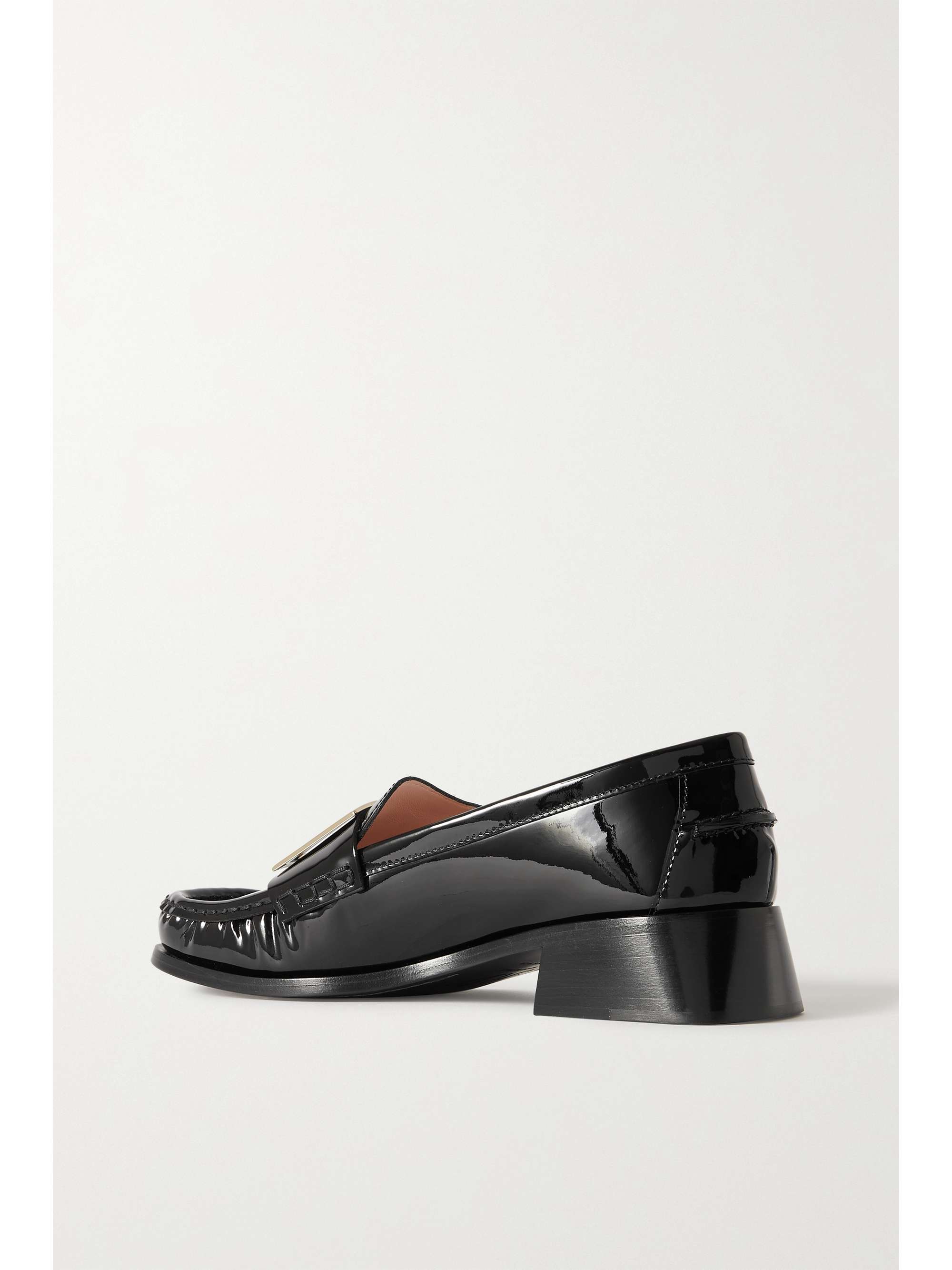 ROGER VIVIER Preppy Viv embellished patent-leather loafers