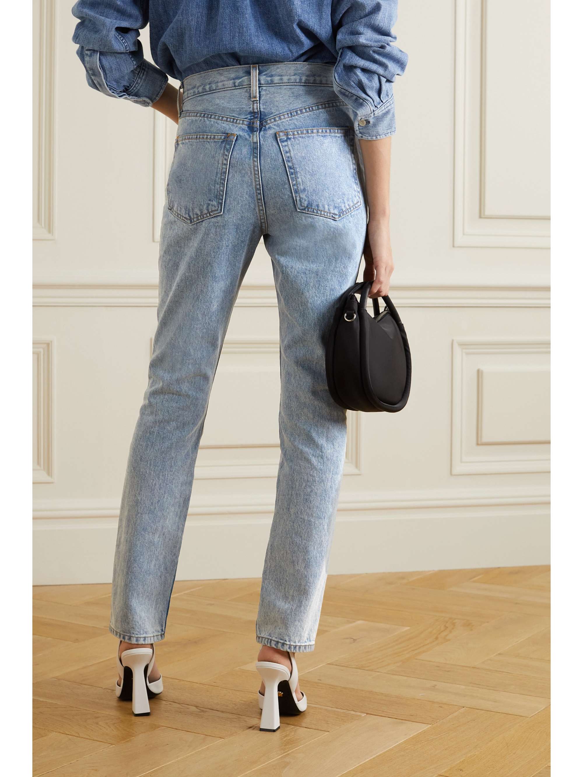 WARDROBE.NYC High-rise straight-leg jeans
