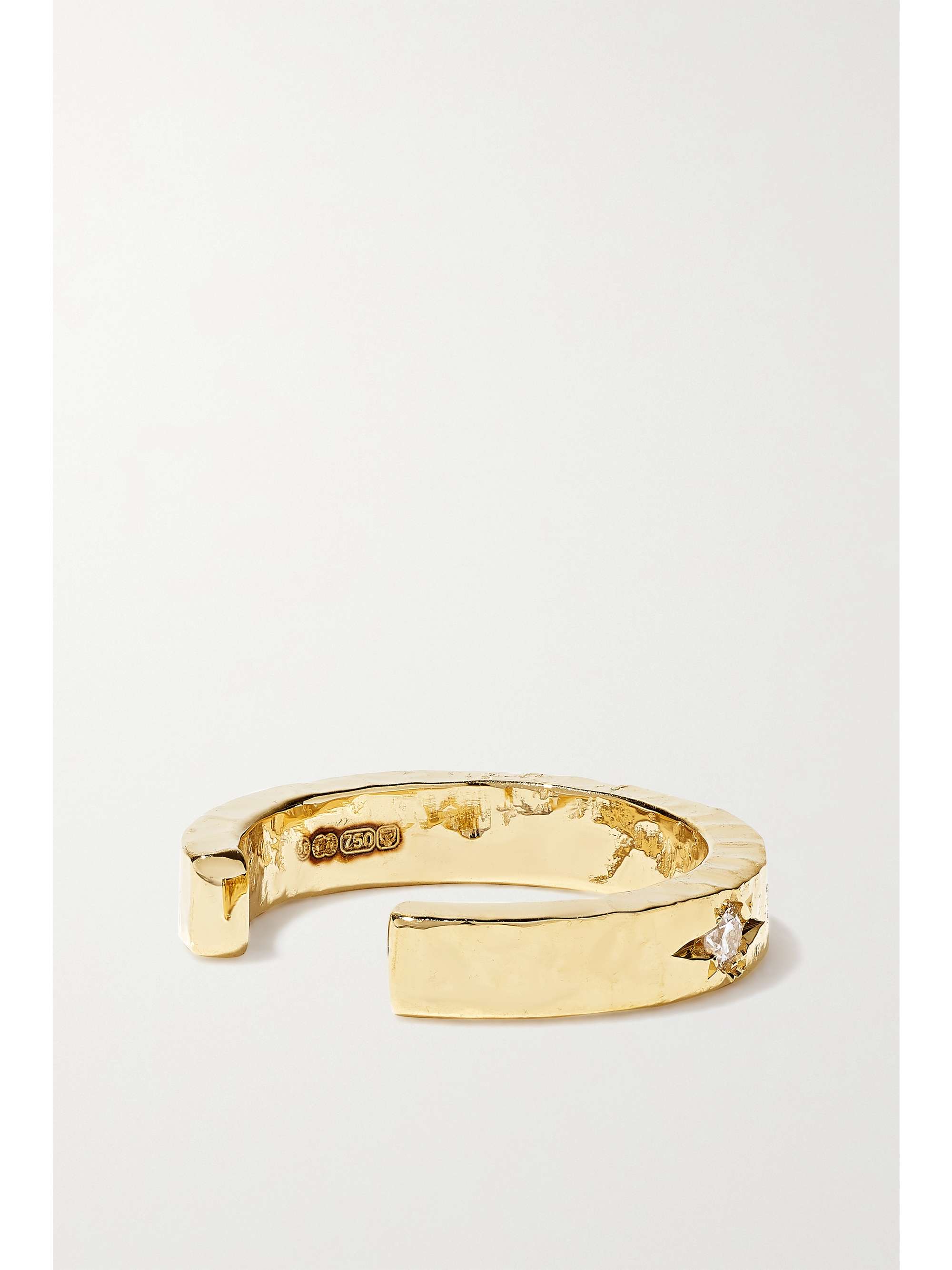 OCTAVIA ELIZABETH + NET SUSTAIN Etoile recycled 18-karat gold diamond ear cuff