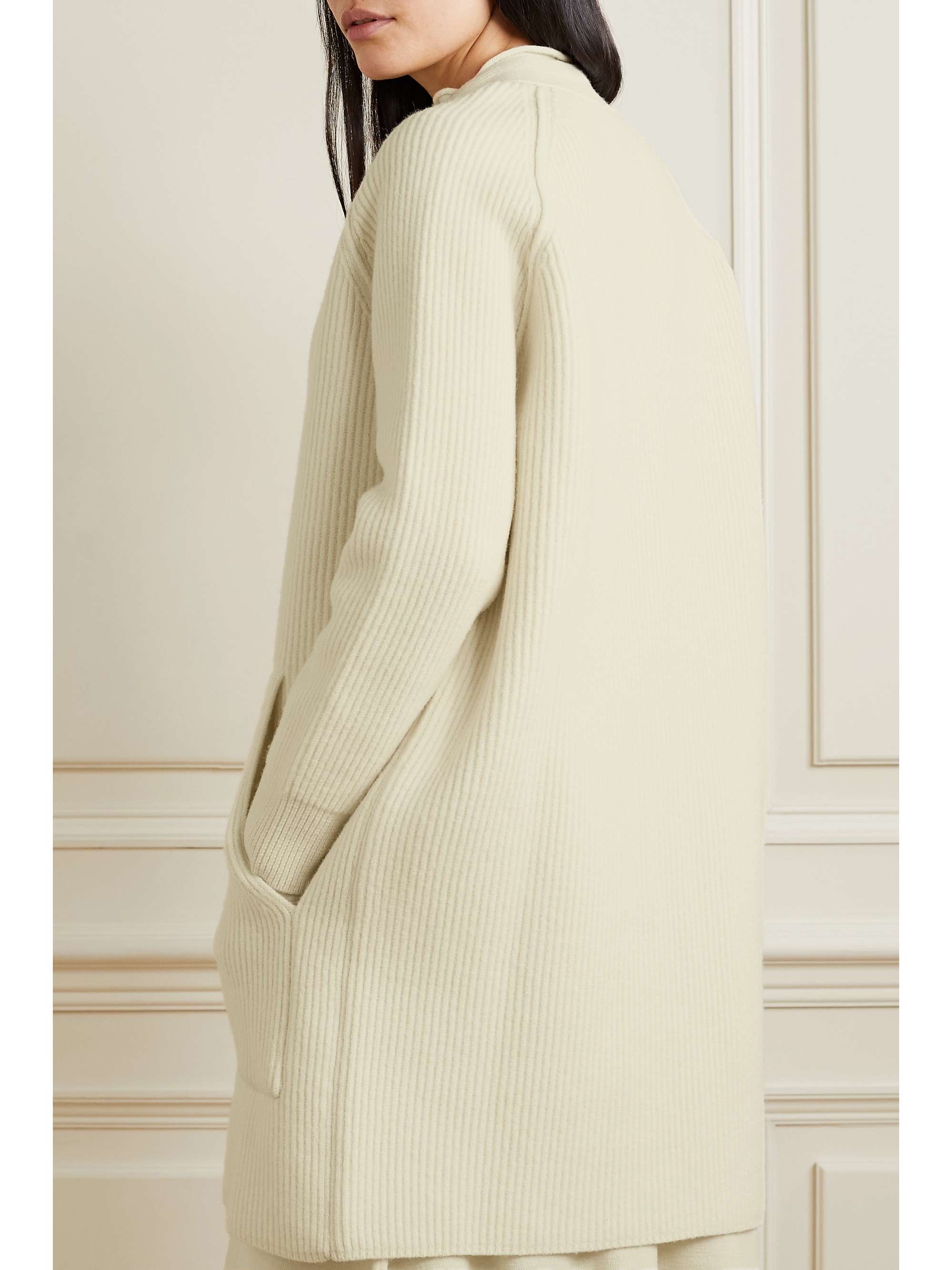 CO + NET SUSTAIN Natural World oversized ribbed wool cardigan