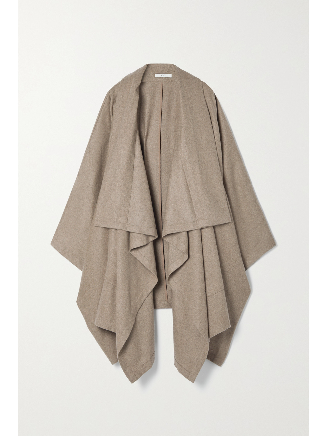 Co - + Net Sustain Natural World Recycled Cashmere Coat - Brown