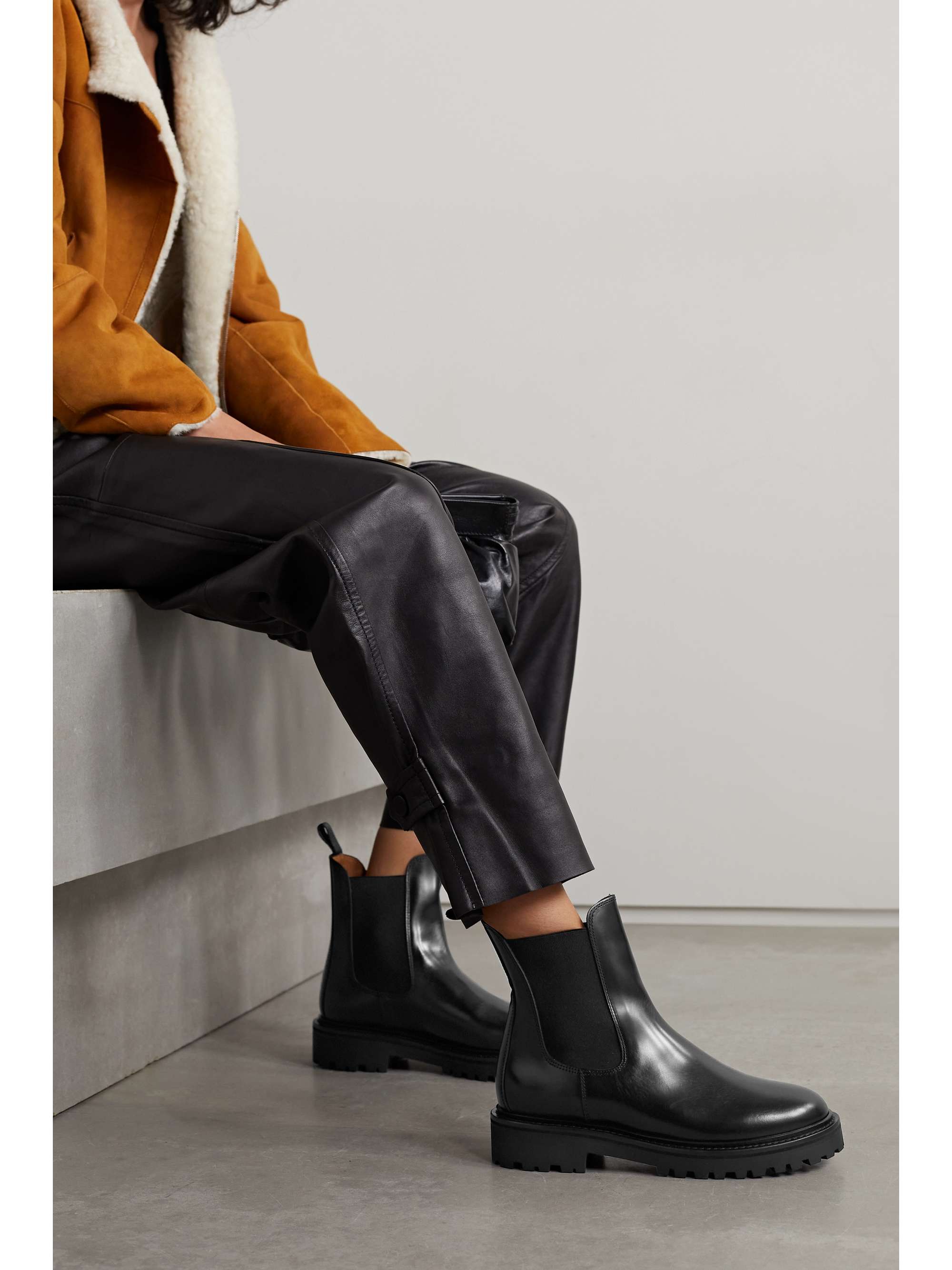 ISABEL Castay leather boots | NET-A-PORTER