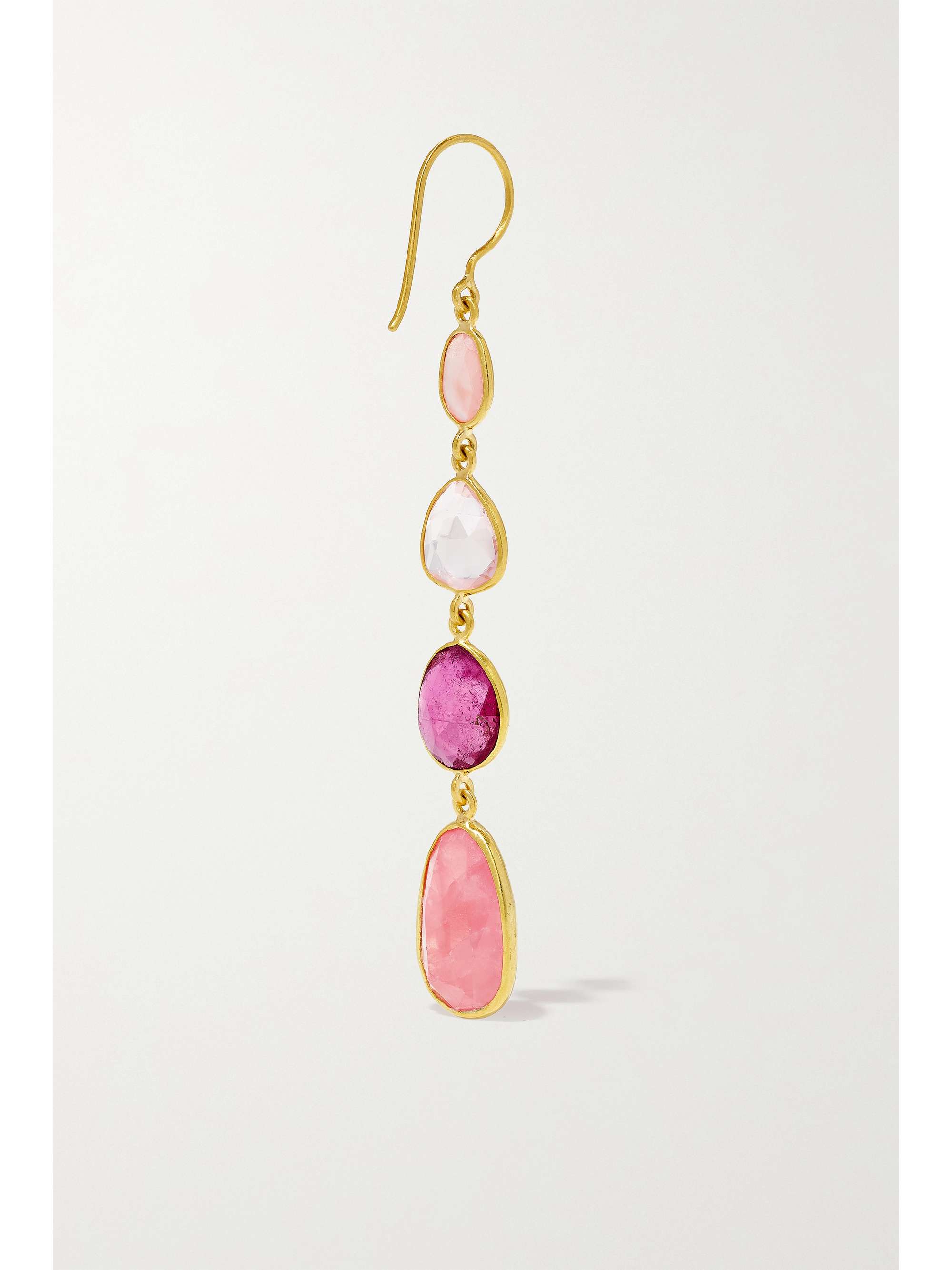 PIPPA SMALL 18-karat gold multi-stone earrings