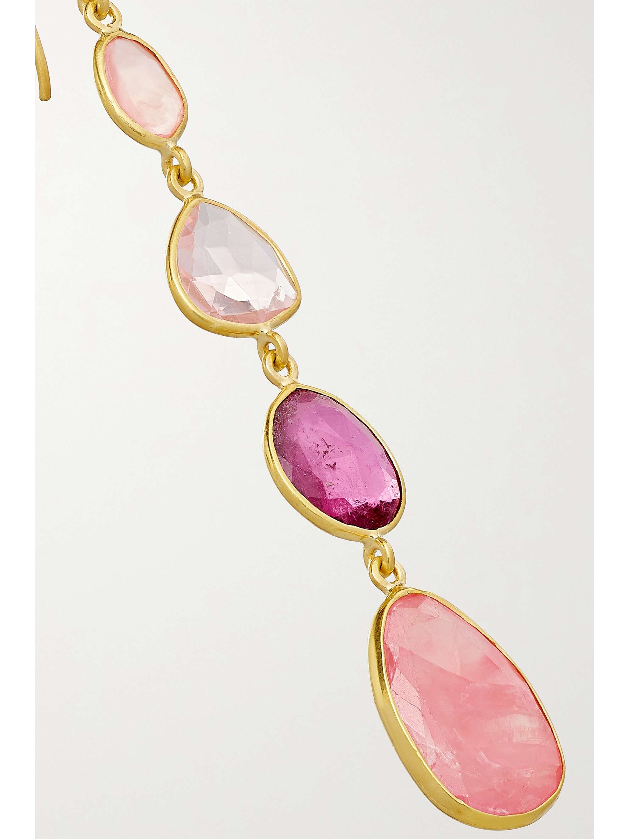 PIPPA SMALL 18-karat gold multi-stone earrings
